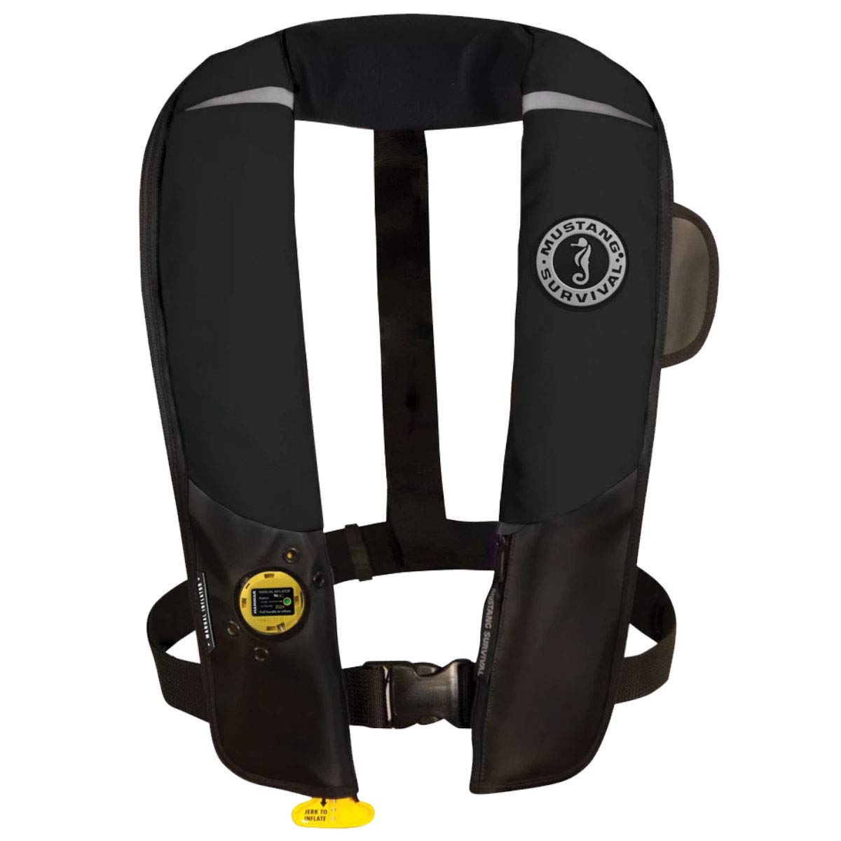 Mustang Survival Pilot 38 Manual Inflate PFD Life Jacket - US Coast Guard Approved Adult Boating Safety Vest for Kayaking, Fishing & Water Sports