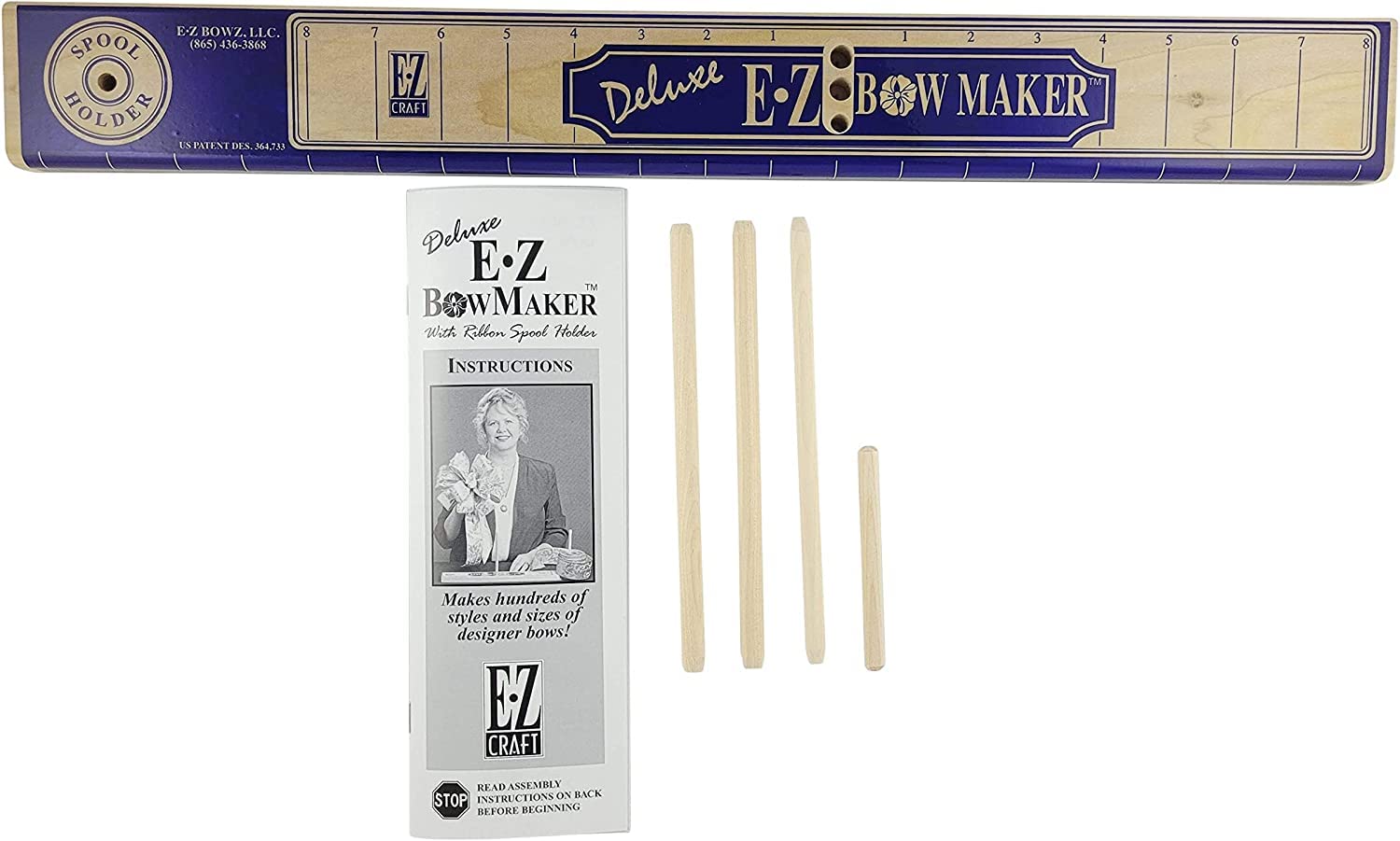 Premium EZ Bow Maker Tool - Professional Designer Bow Maker for DIY Wreath Bows, Hair Bows, Gift Wrapping - Perfect for Crafts, Home Decor, and Party Decorations