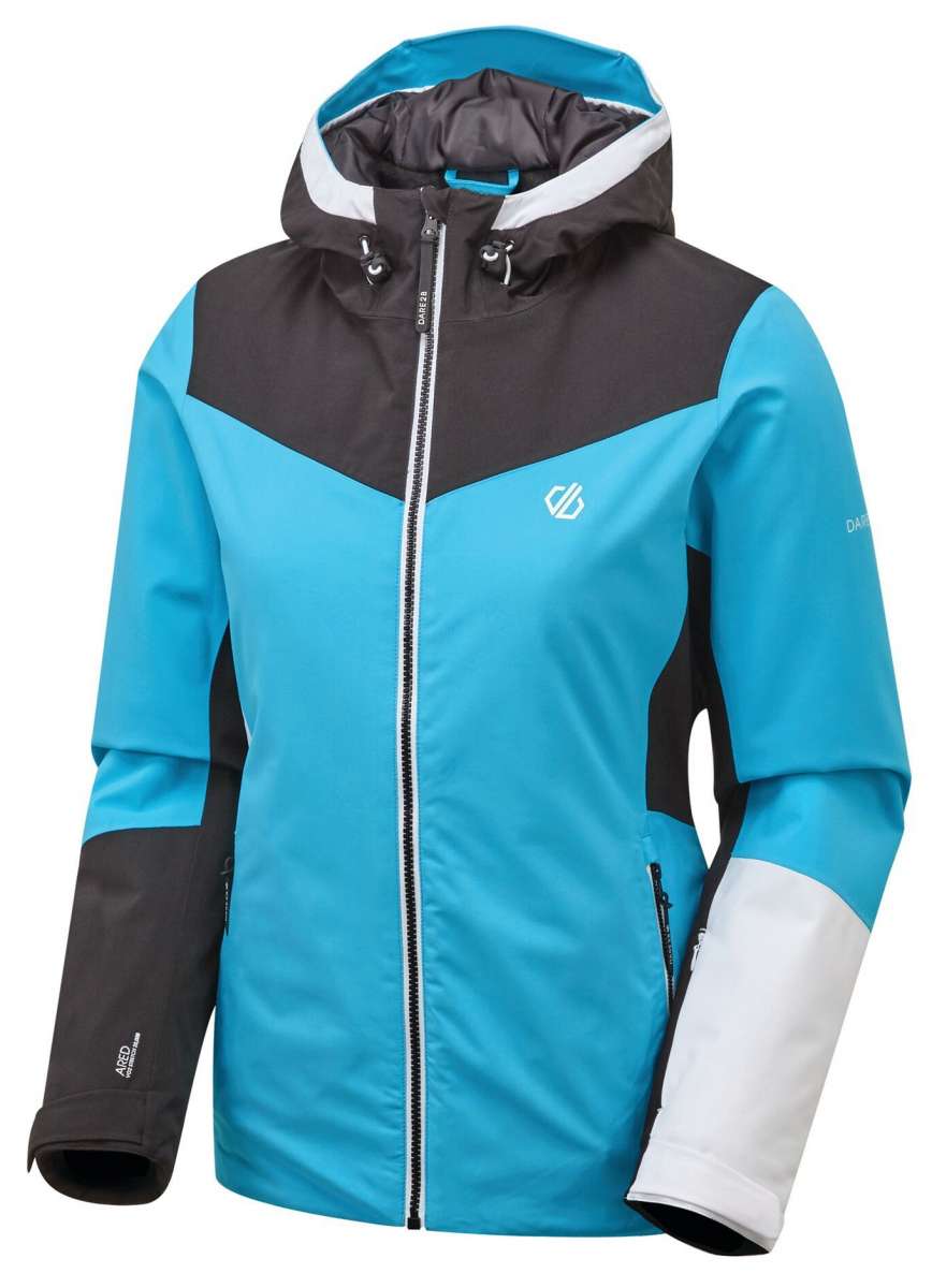 DARE2B Women's Ice Gleam Insulated Winter Jacket - Waterproof Windproof Cold Weather Coat for Skiing, Snowboarding & Outdoor Activities (2020-2021 Collection)