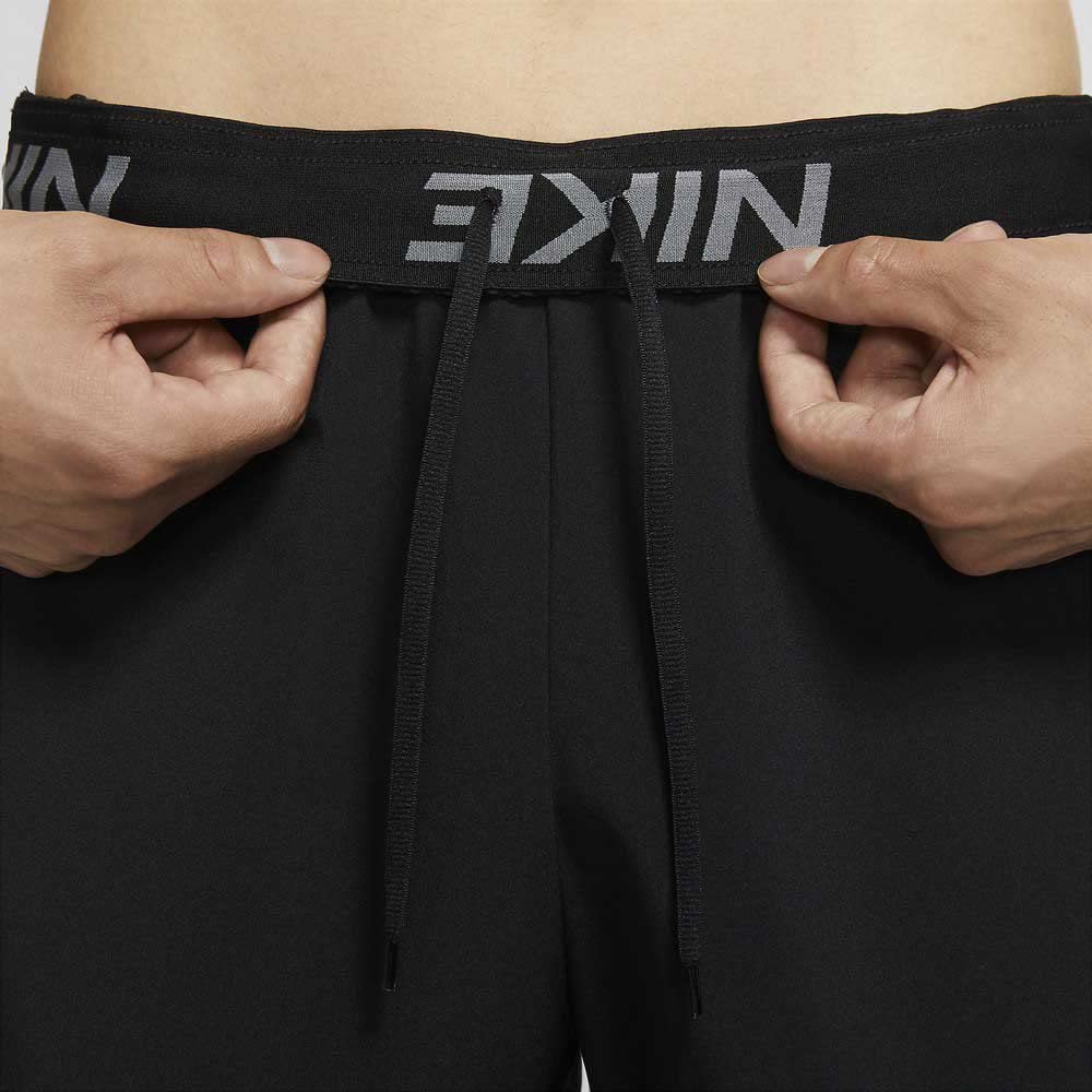Nike Flex Shorts Woven 3.0 - Men's Running & Training Shorts - Black/White - Medium - Breathable & Lightweight for Gym, Jogging, and Outdoor Activities