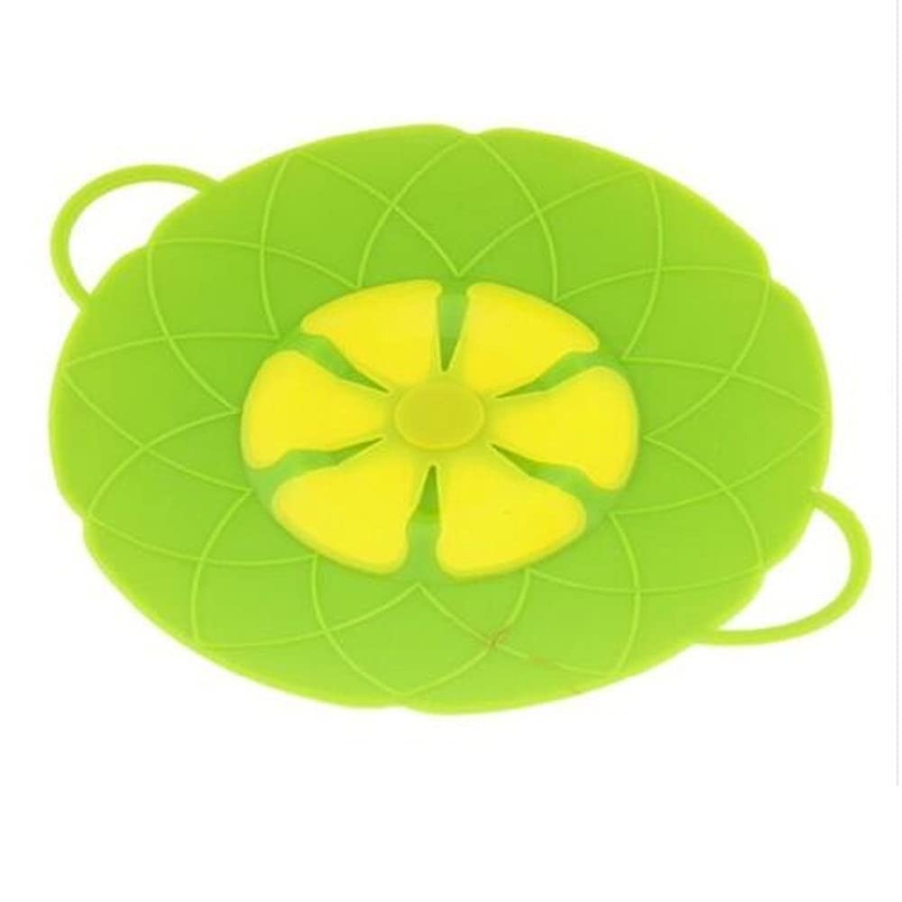 Silicone Pot Lid Cover - Non-Slip Spill Stopper for Cooking, Universal Fit for Pans & Pots, BPA-Free Kitchen Accessories (Green) - Perfect for Boiling, Steaming & Food Storage