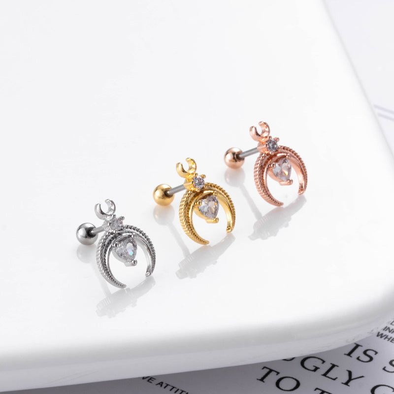 20G Cartilage Surgical Steel Earrings - Minimalist Ball Back Stud Earrings for Women | Hypoallergenic, Comfortable Everyday Wear | Perfect for Work, Date Night & Special Occasions