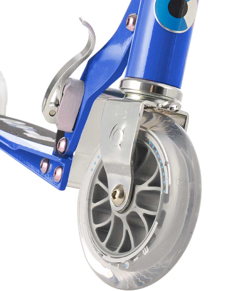 Micro Sprite Kids Scooter - Lightweight Foldable Kick Scooter for Boys & Girls Ages 5-12 | Sapphire Blue | Perfect for Commuting, School & Outdoor Play