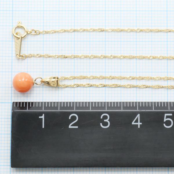 18K Yellow Gold Coral Necklace for Women - Elegant Handmade Jewelry Gift for Birthday, Anniversary & Valentine's Day | Perfect for Beach Weddings, Summer Parties & Special Occasions