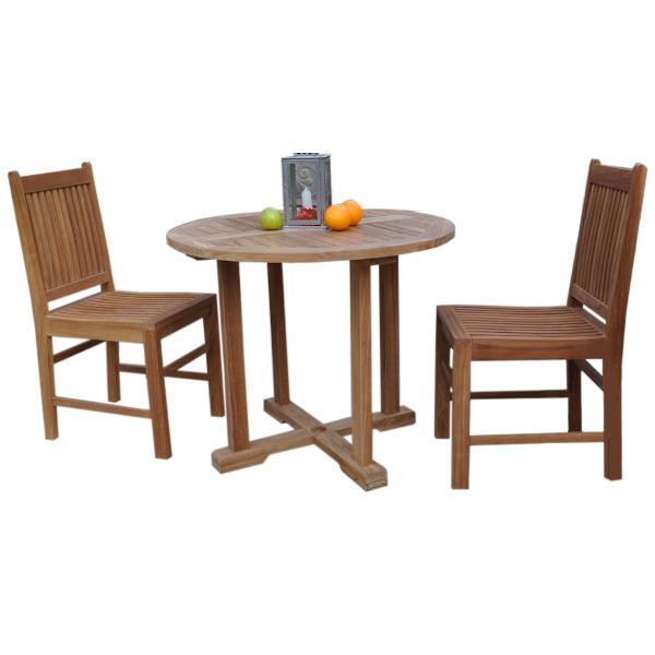 Montage Saratoga 3-Piece Outdoor Dining Set - Patio, Garden, or Backyard Furniture for Relaxing & Entertaining