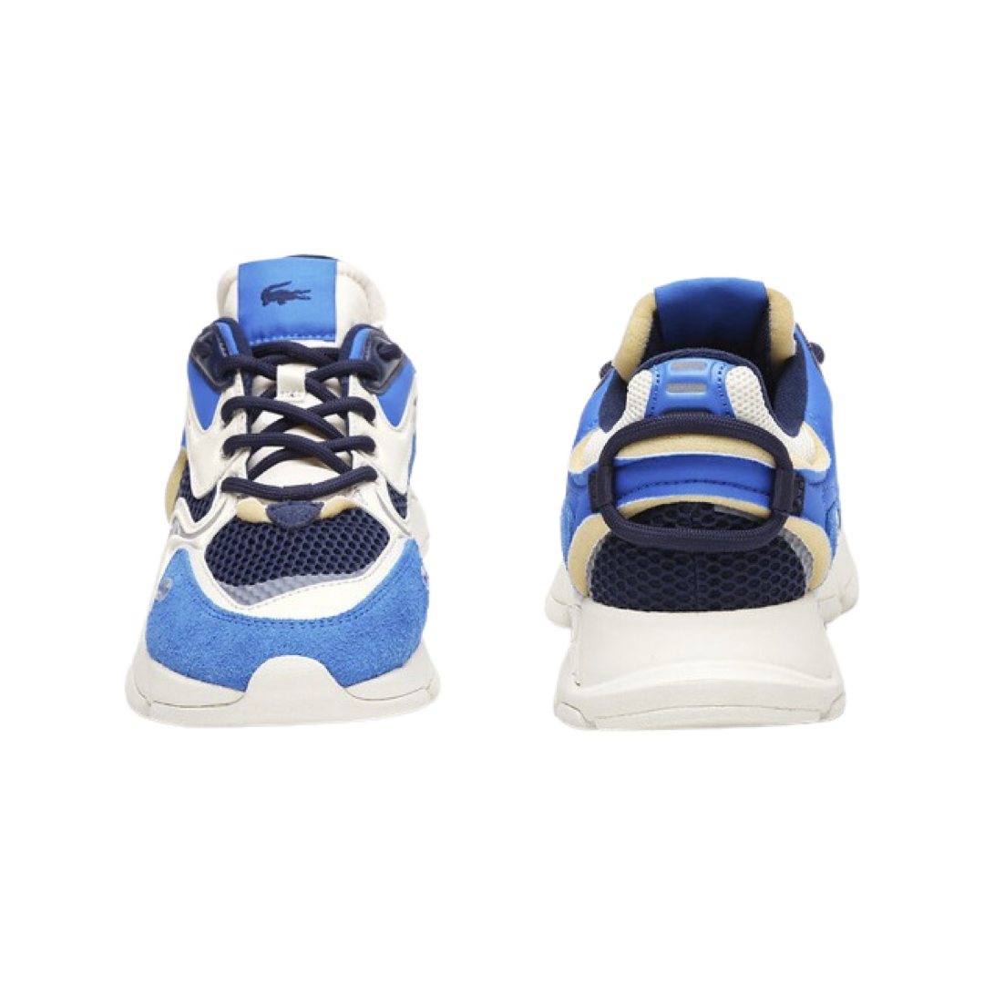 Lacoste Men's L003 NEO 223 Sneakers - White, Royal Blue & Black Athletic Shoes for Running, Gym & Casual Wear