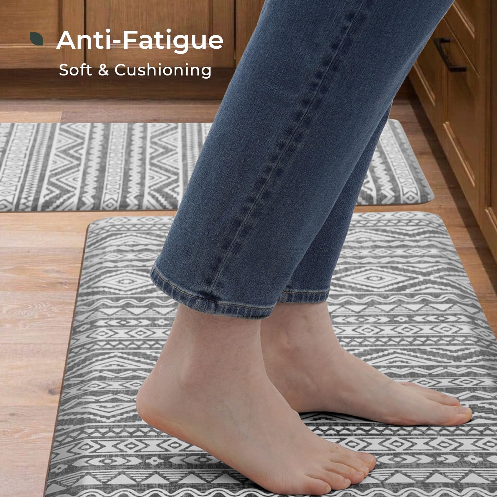 FRESHMINT Boho Kitchen Mat - 0.47