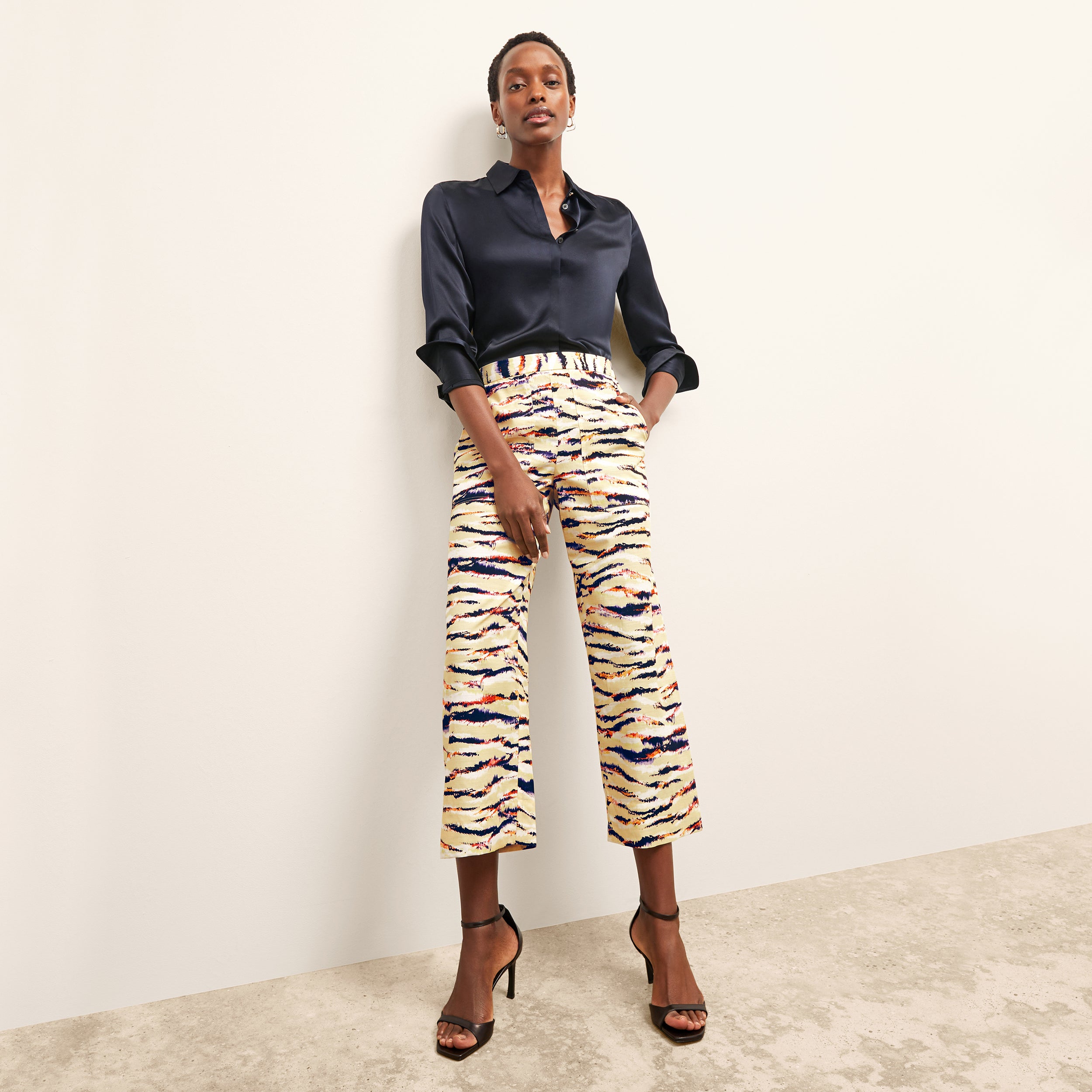 Madelyn Pants - Airy Cotton Savannah Print Women's Casual Pants for Summer | Perfect for Beach, Vacation & Everyday Wear
