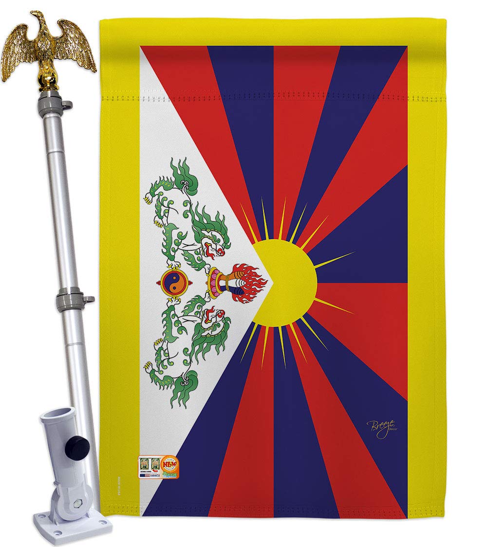 Tibet Nationality House Flag Set 28