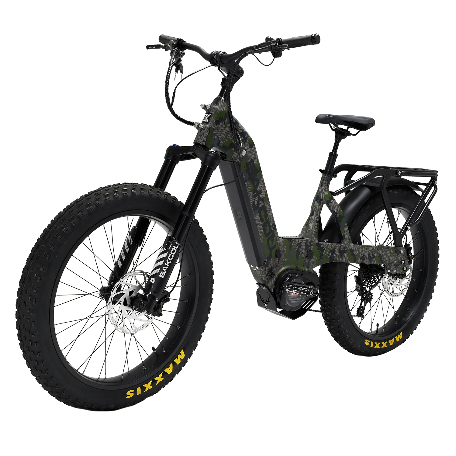 Bakcou Mule SD 26 Electric Bike - 750W Motor, 20MPH Speed, 50+ Mile Range - Perfect for Hunting, Camping & Off-Road Adventures