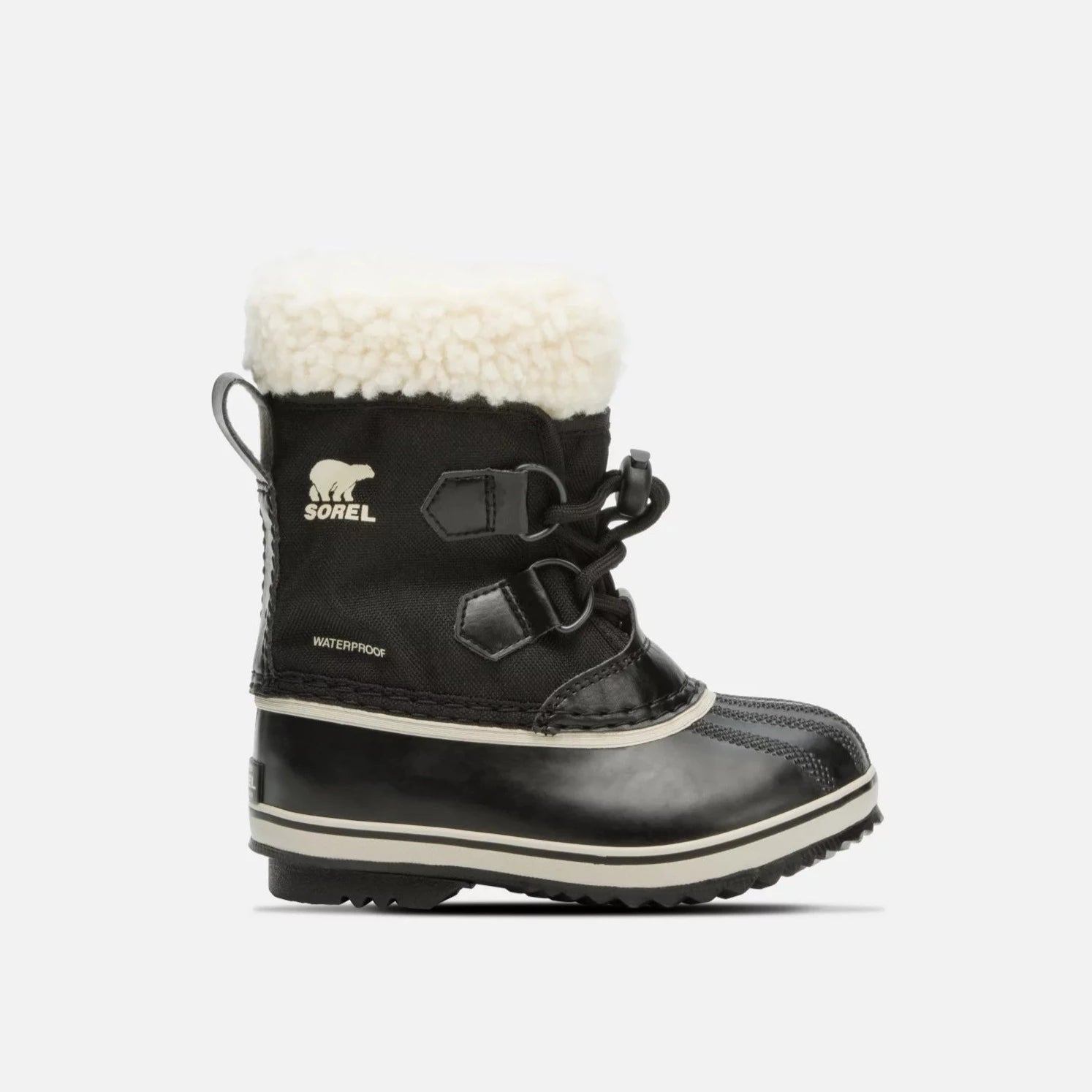 Sorel Kids' Yoot Pac Waterproof Winter Boots - Black Nylon - Warm & Comfortable Snow Boots for Boys & Girls - Perfect for Snow Play, School & Outdoor Adventures