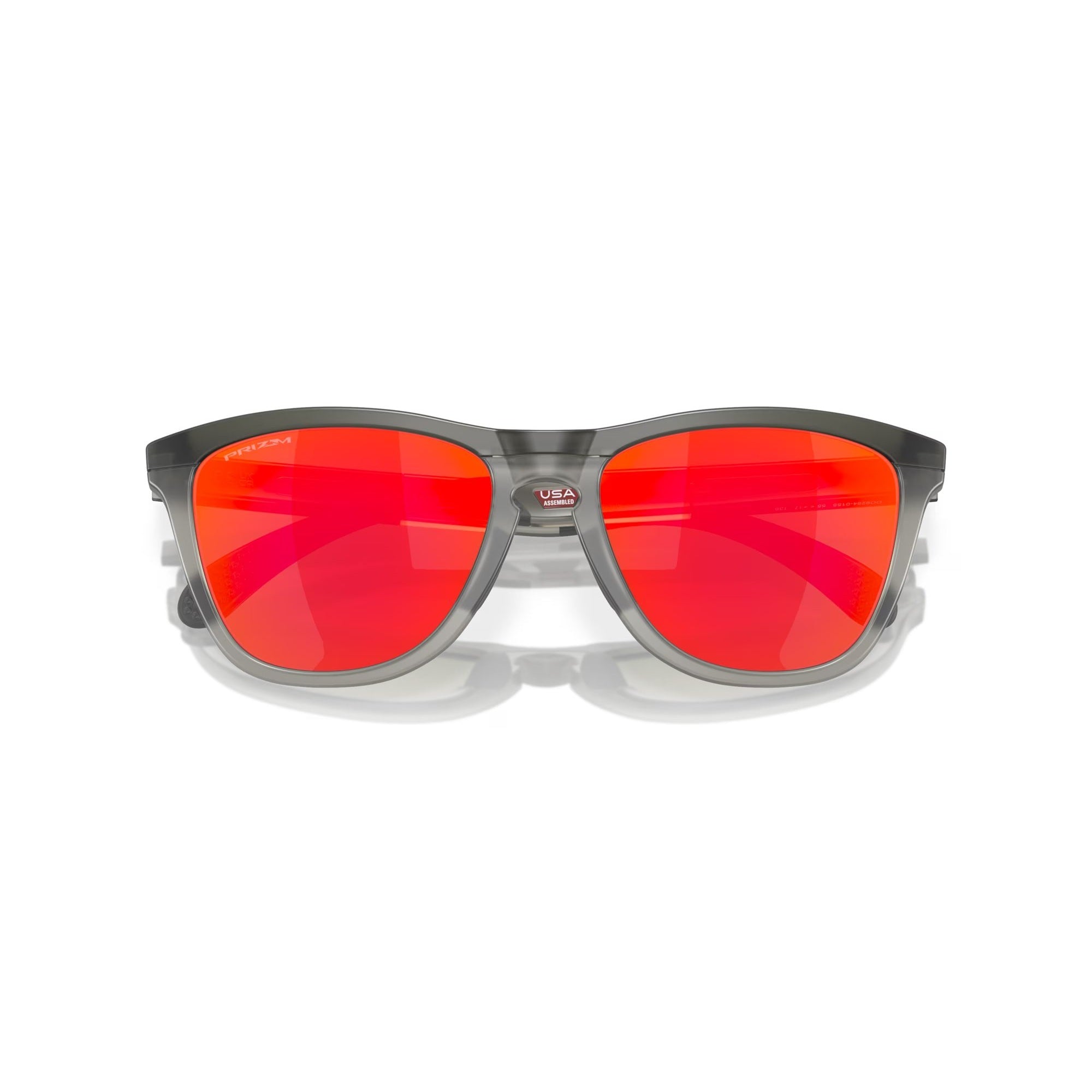 Oakley Frogskins Sunglasses - Matte Grey Smoke/Grey Ink Polarized Lenses for Men & Women - UV Protection for Running, Cycling & Outdoor Sports