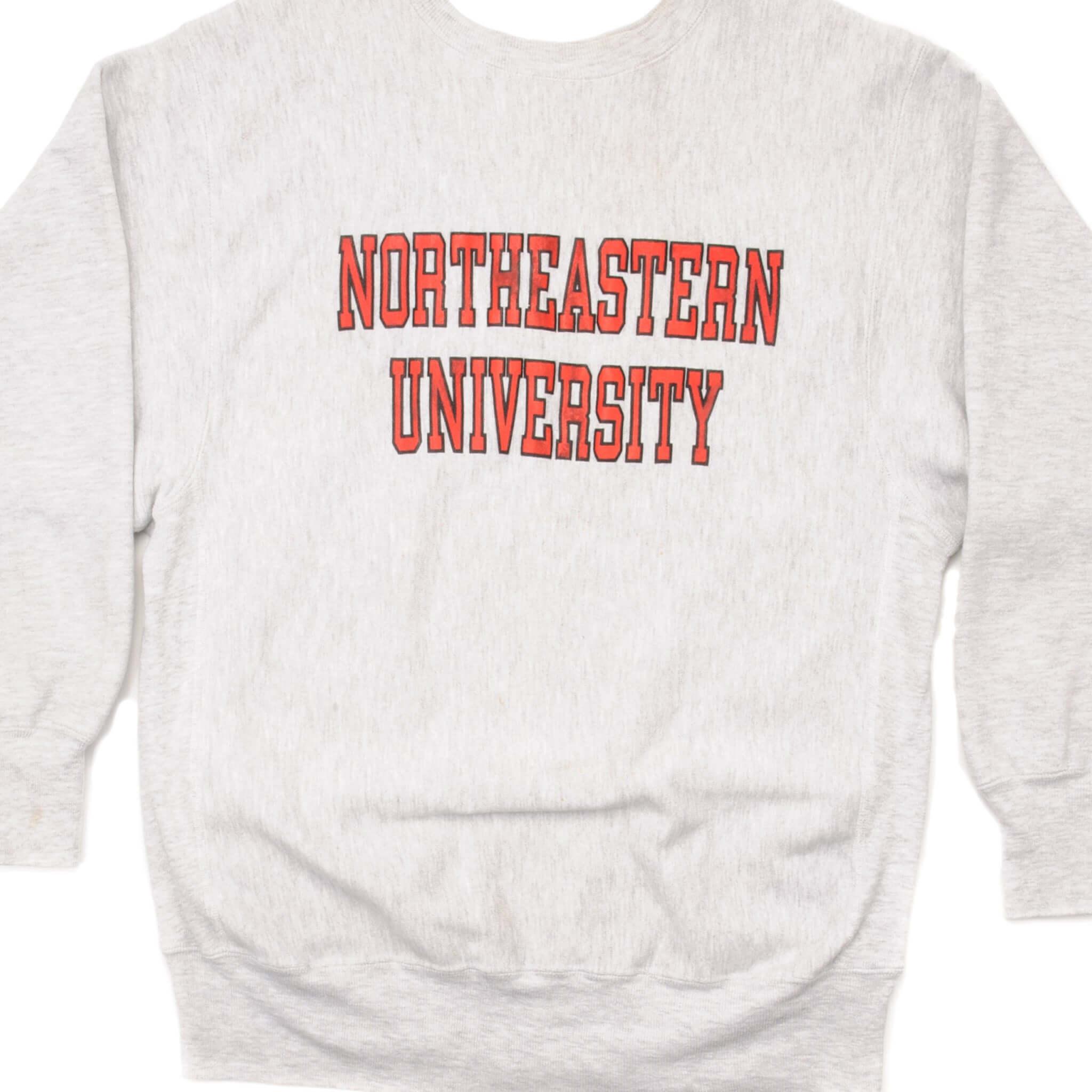 Vintage Champion Reverse Weave Northeastern University Sweatshirt 1990s - Size Large - Made in USA - Retro College Apparel for Casual Wear & Street Style