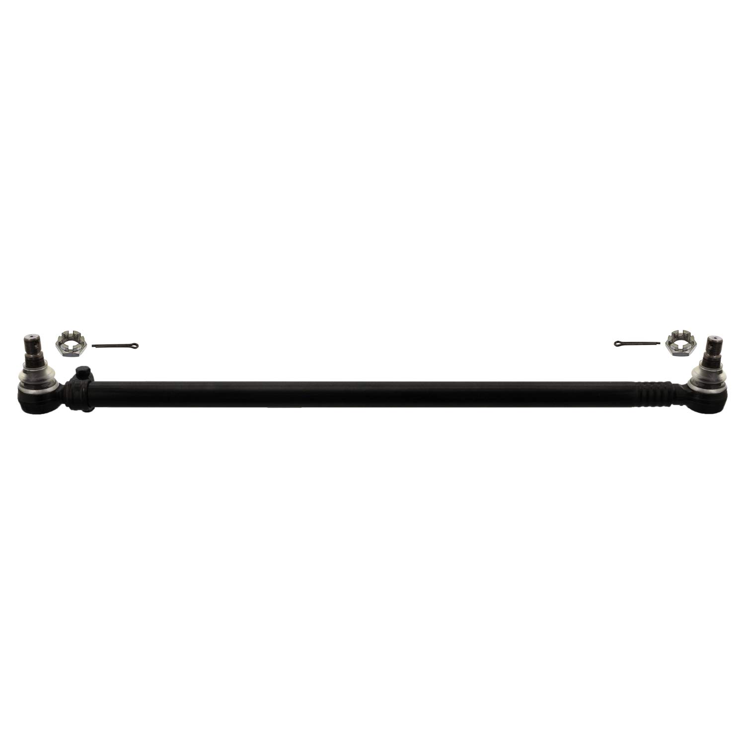 Febi Bilstein 44478 Drag Link with Castle Nuts & Cotter Pins | Steering Gear to Front Axle Replacement | Heavy-Duty Suspension Part for Smooth Steering | Perfect for Off-Road Trucks, Jeeps & SUVs
