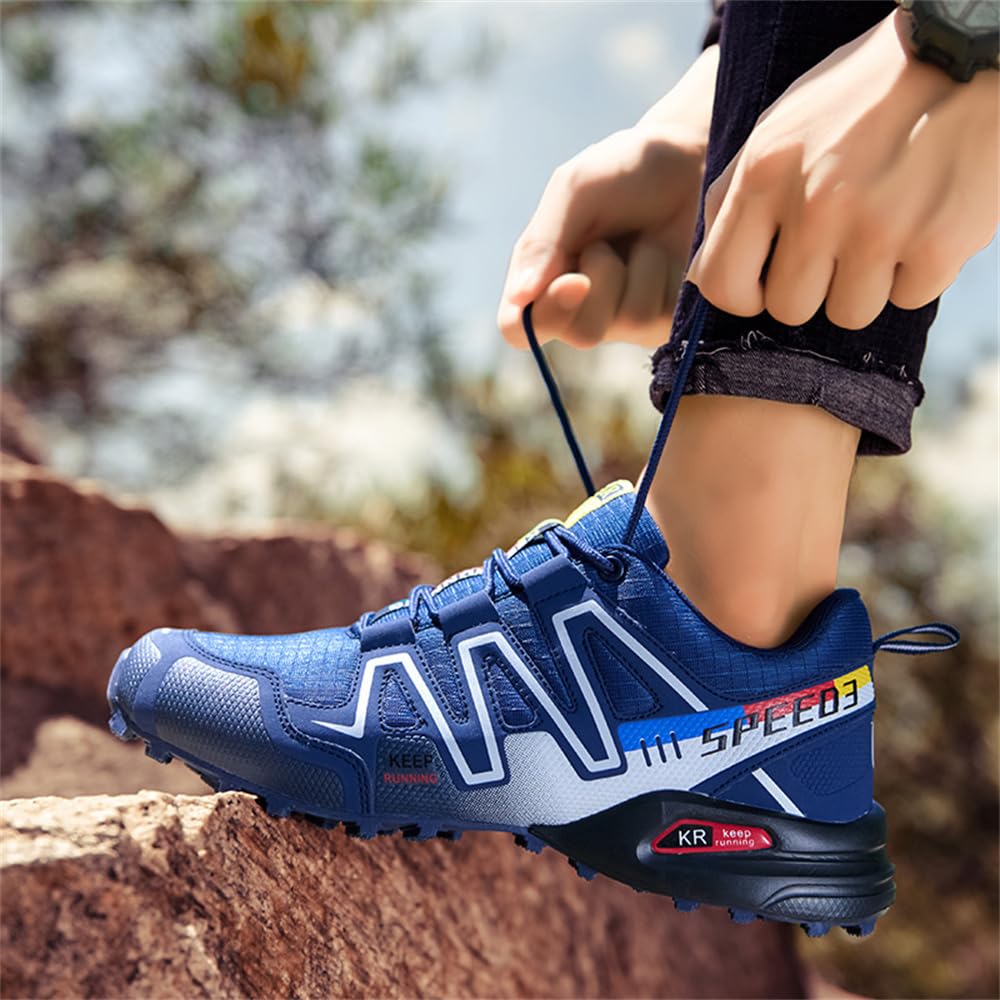 **Hixingo Waterproof Hiking Shoes for Men & Women - Breathable Non-Slip Trekking Shoes for Outdoor Adventures - Perfect for Mountain Climbing, Trail Walking, and Camping**