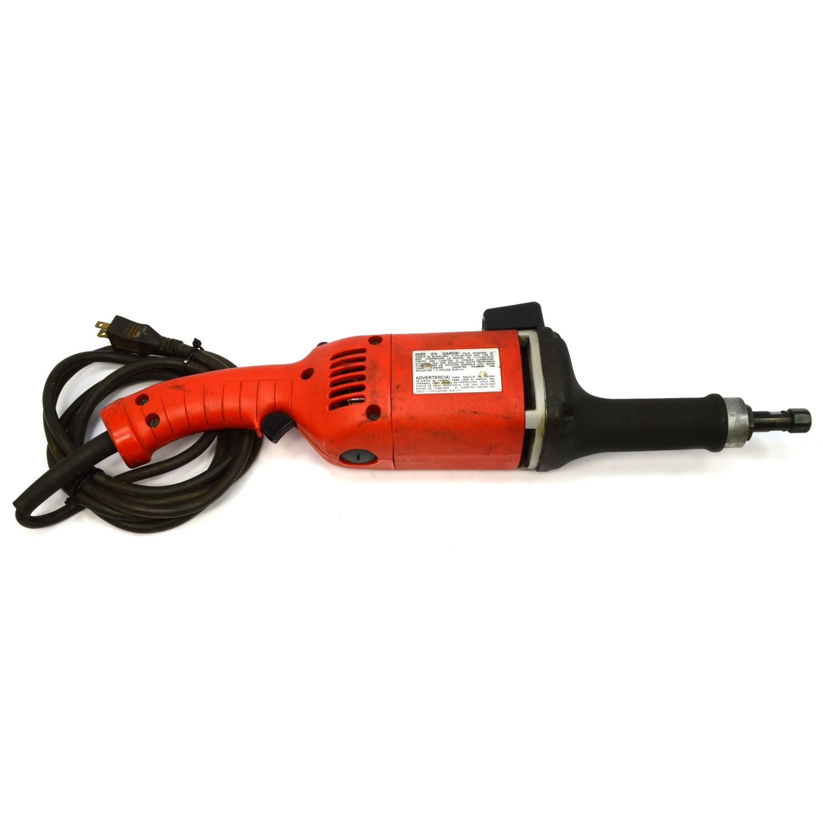 Used Milwaukee 5196 Heavy Duty 11 Amp 14,500 RPM Electric Die Grinder - Perfect for Metalworking, Wood Carving & DIY Projects