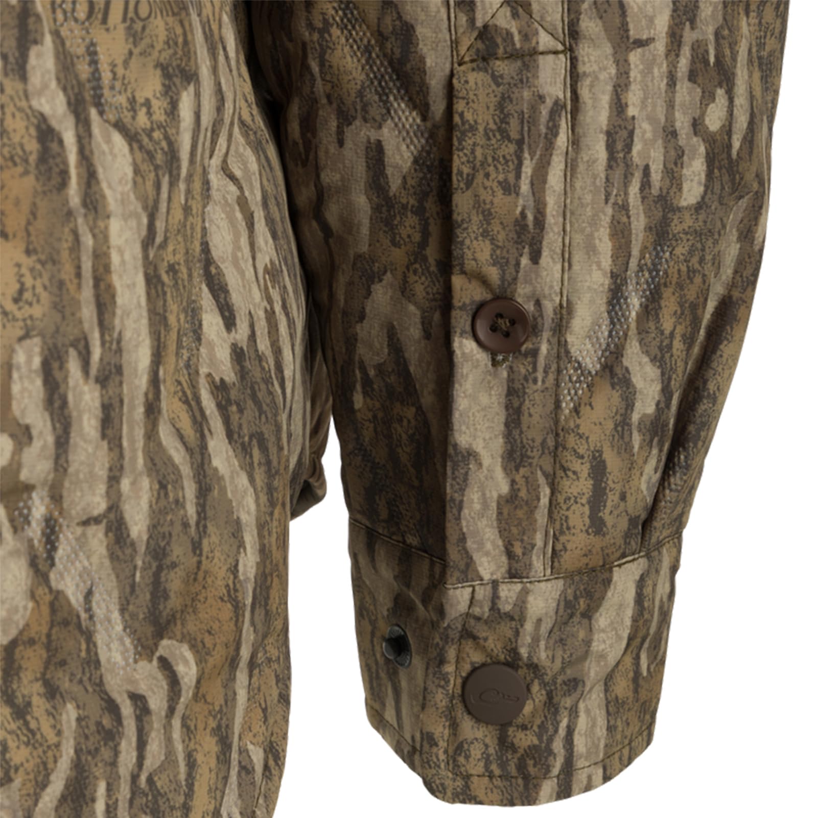 DRAKE Men's LST Double Down Quilted Jacket - Insulated, Water-Repellent Button-Down Shirt for Outdoor Hunting, Hiking & Camping - Warm Winter Layering for Cold Weather Adventures