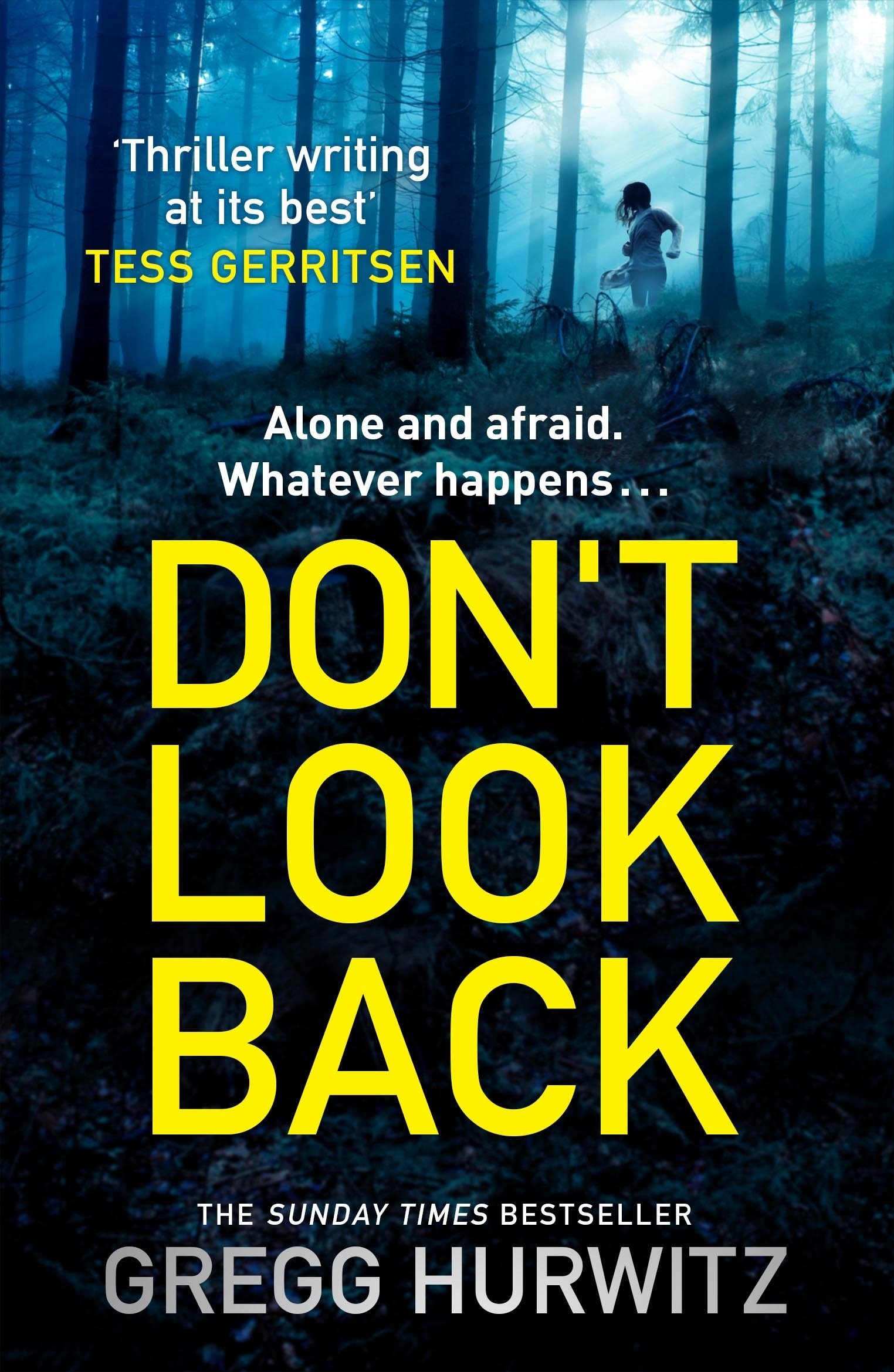 Don't Look Back - Motivational Wall Art for Home & Office Decor - Inspirational Quote Poster for Living Room, Bedroom, or Workspace