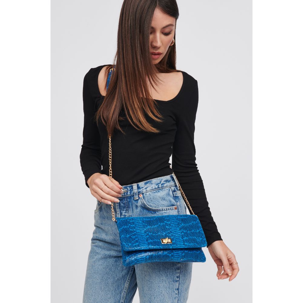 Rykard Snake Clutch - Stylish Reptile Print Handbag for Women | Perfect for Parties, Night Out & Fashion Events