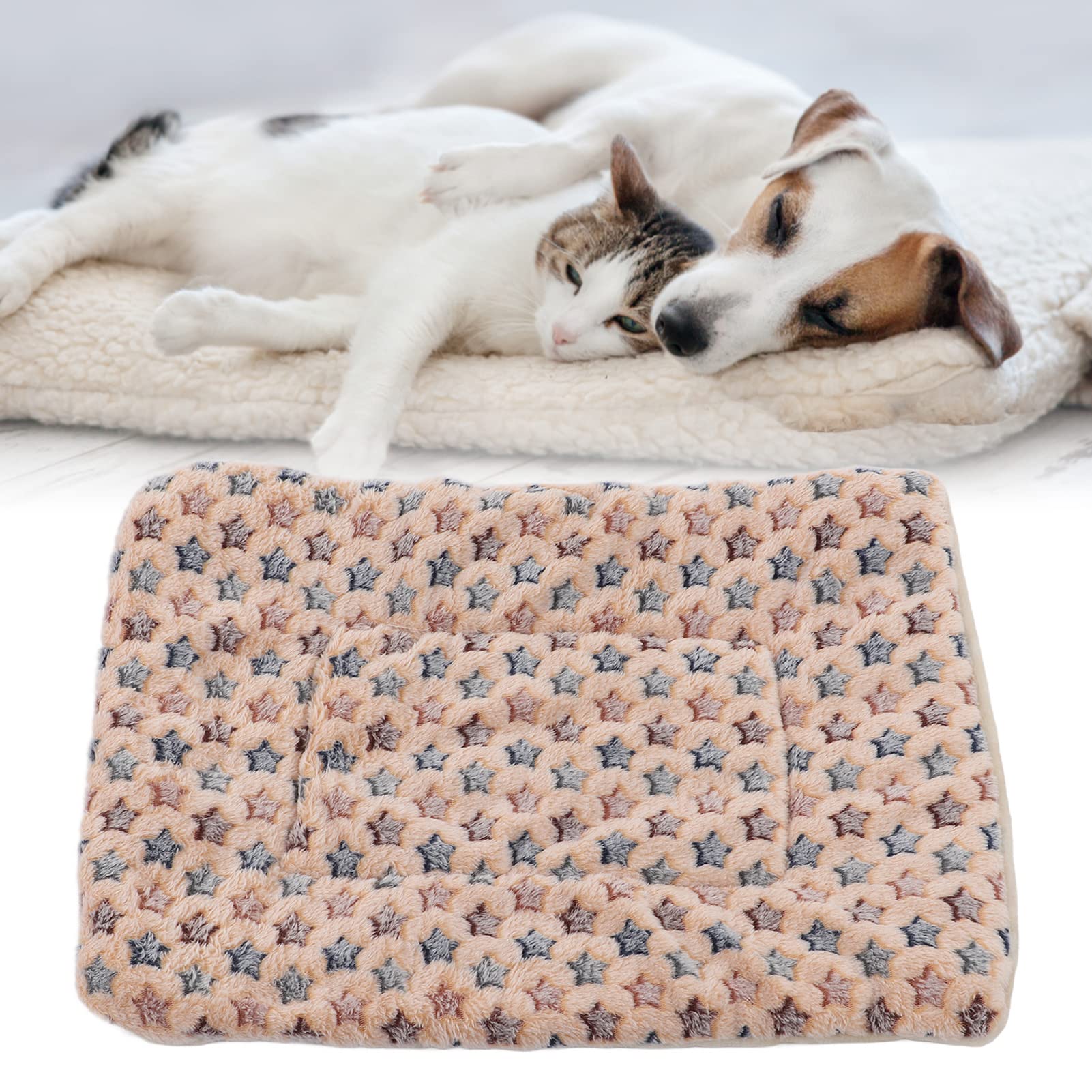 EVTSCAN Pet Blanket for Dogs & Cats - Warm & Soft Winter Sleeping Mat for Small Medium Large Pets - Cozy Bed for Crate, Sofa, Travel & Home Use
