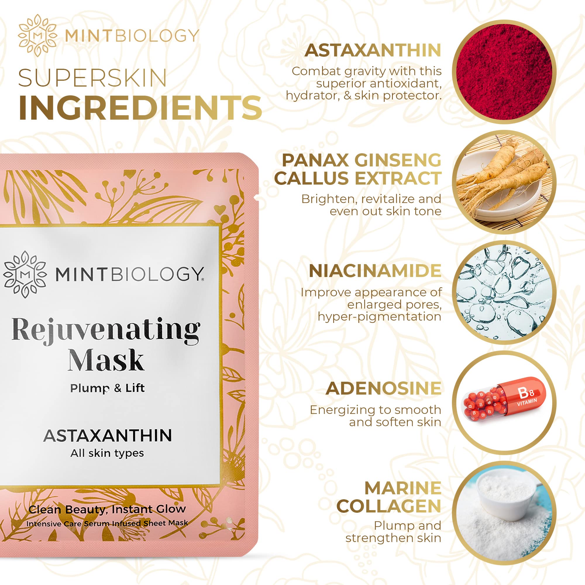 **AGELESS Advanced Nutrient Locking Korean Sheet Mask with Astaxanthin & Collagen – Hydrating, Anti-Aging Face Mask for Women – Nourish, Hydrate & Reduce Wrinkles – Cruelty-Free Skincare – Perfect for Daily Use, Spa Nights & Travel**