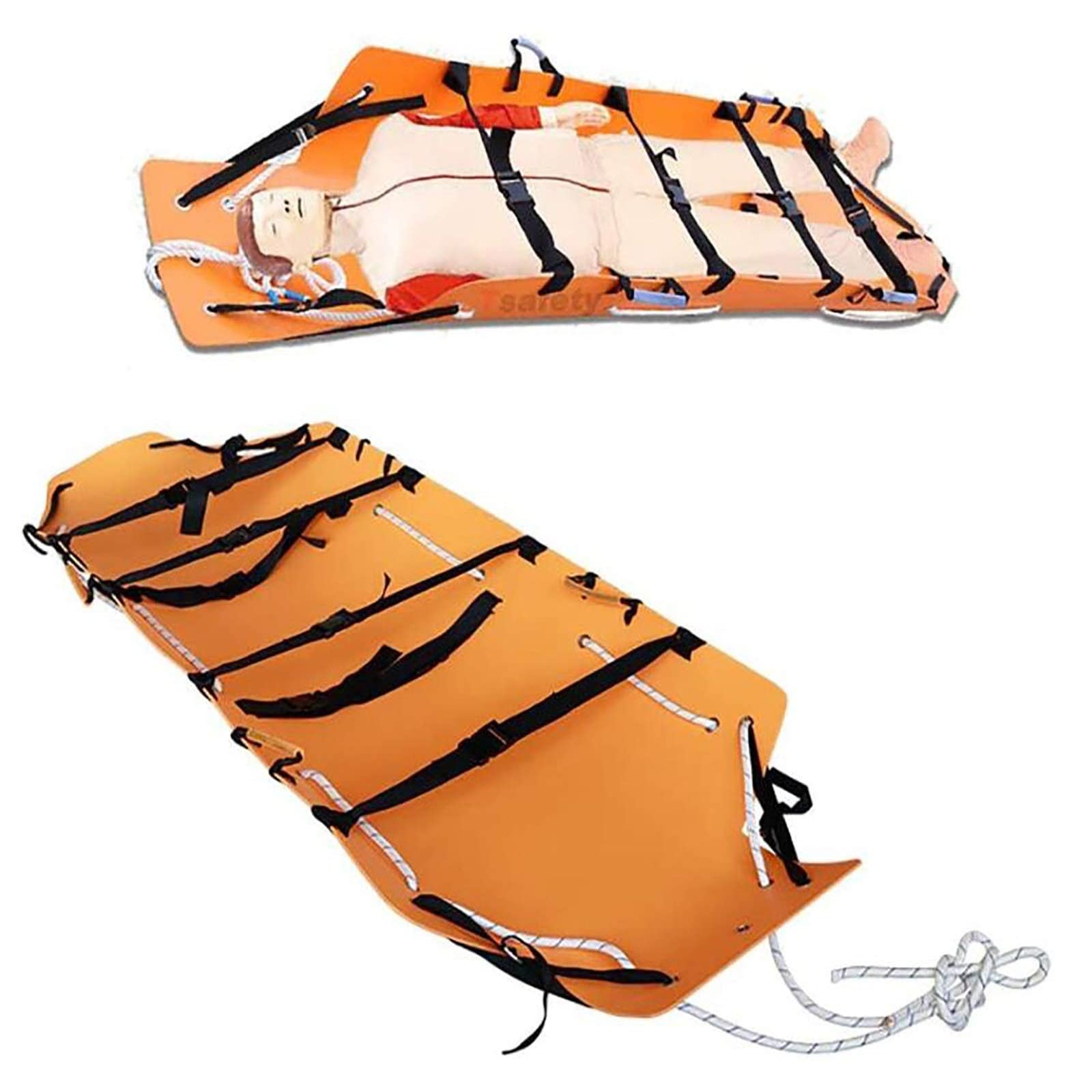 Emergency Portable Medical Stretcher - Lightweight Rescue Stretcher for Home, Hospital & Outdoor Emergency Transport | First Aid, Disaster Relief & Patient Transfer Solution