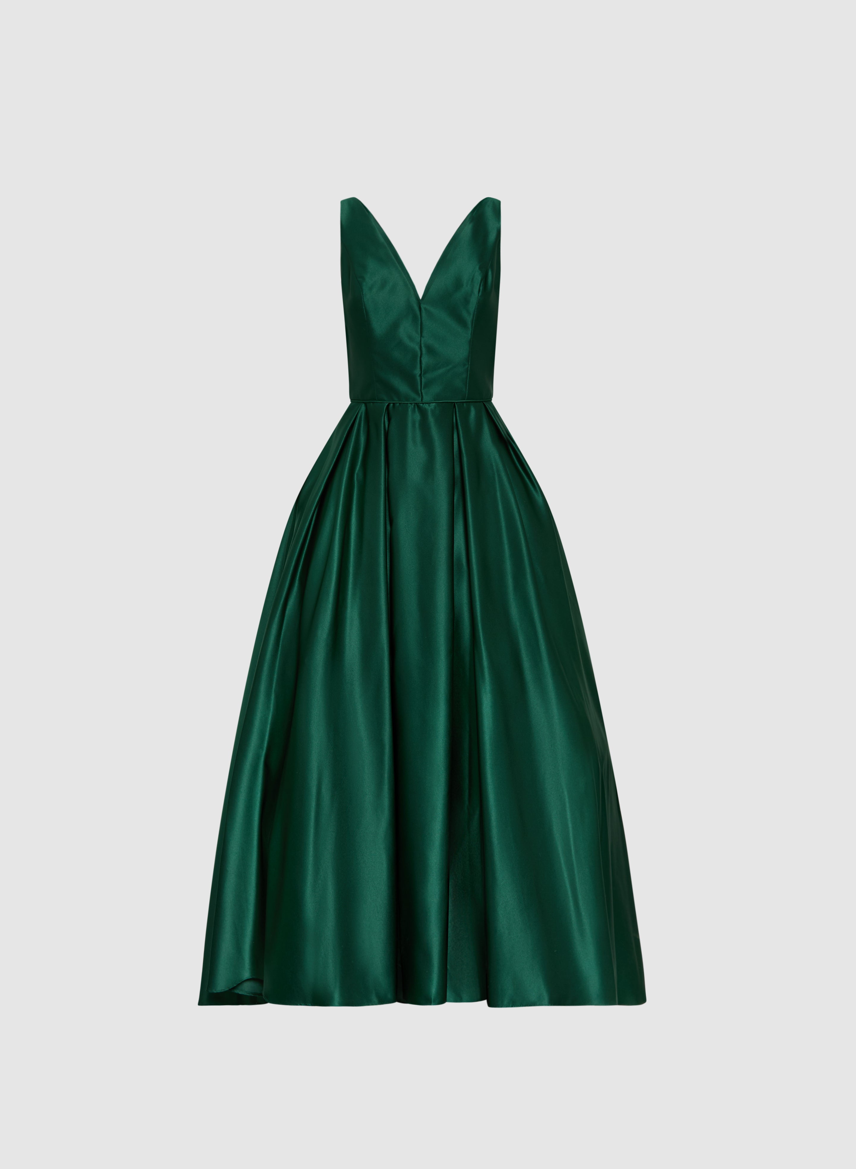 Elegant Asymmetric V-Neck Dress for Women - Chic Party & Evening Wear | Flattering Fit for Date Night & Special Occasions