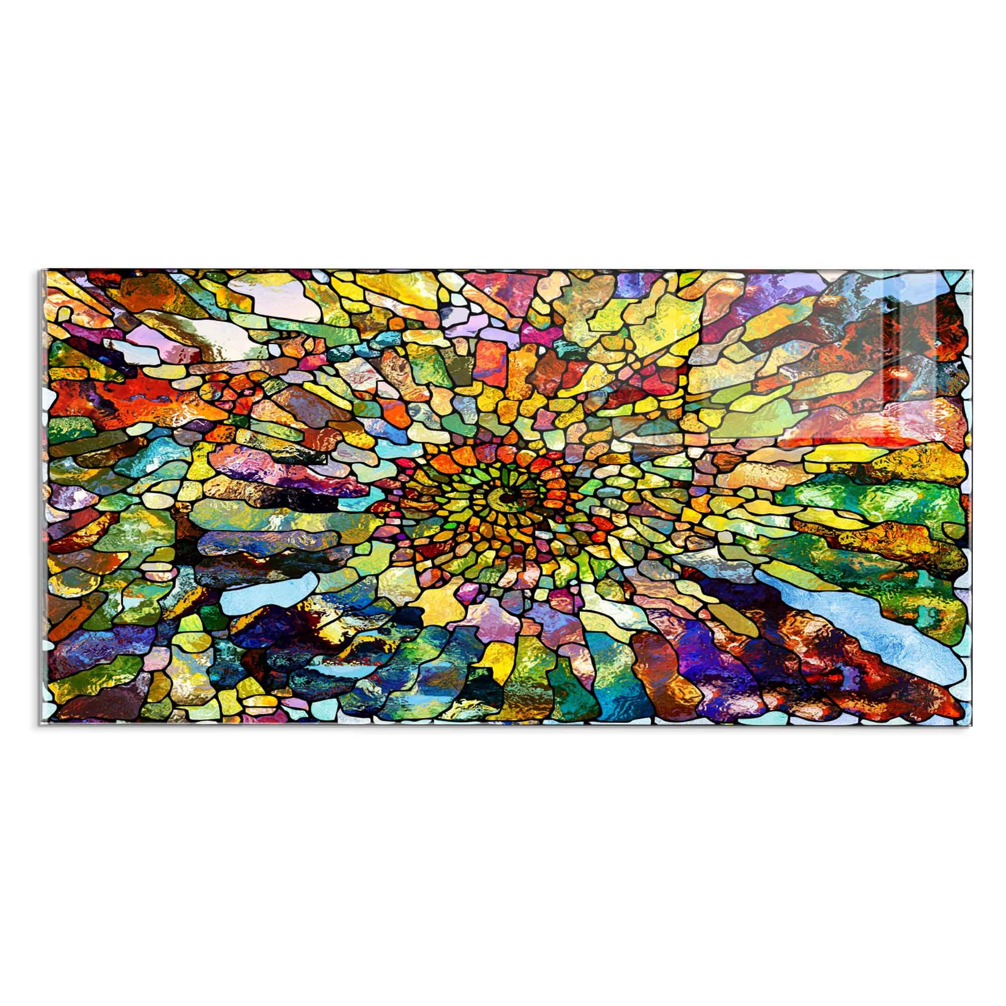 Tempered Glass Kitchen Backsplash - 30x18