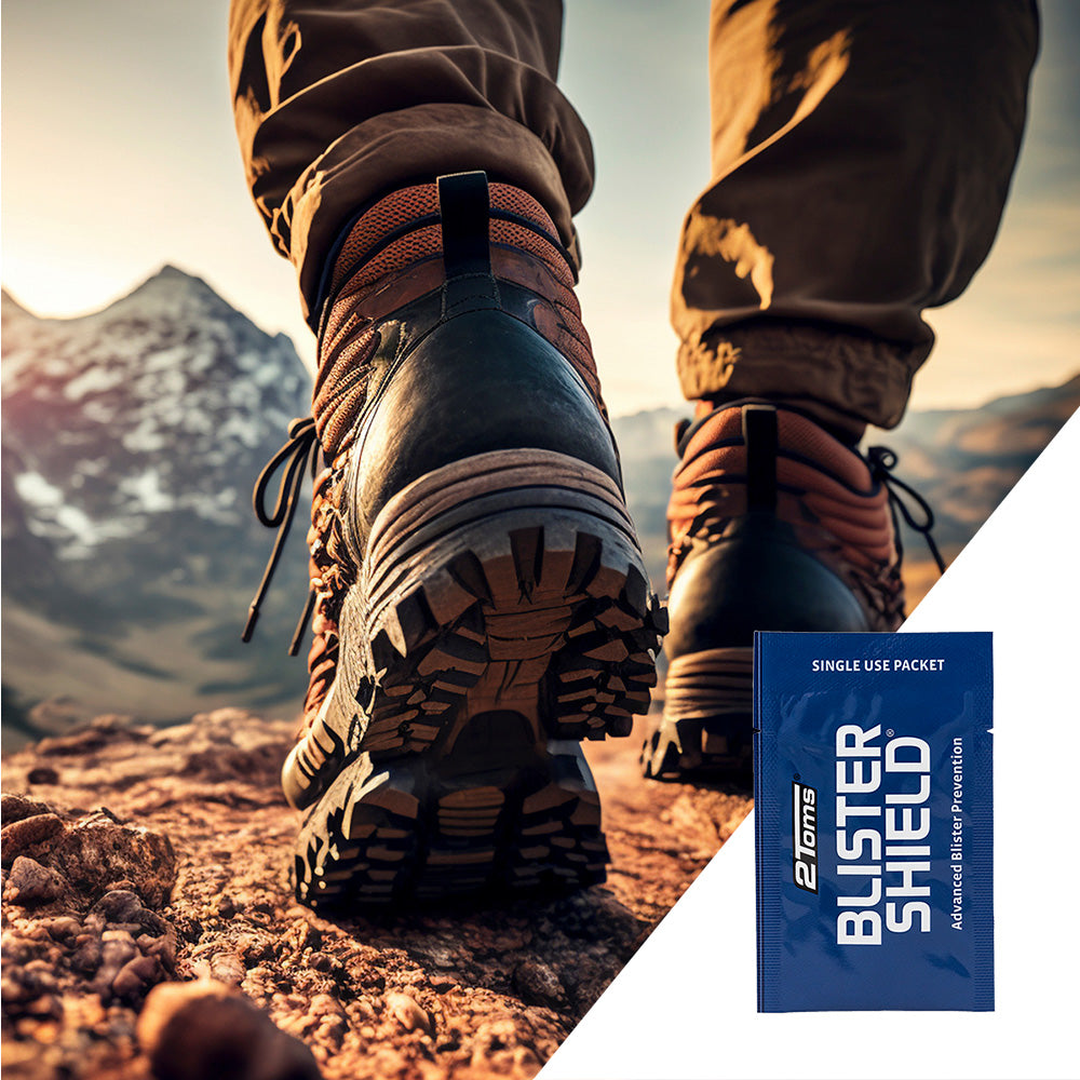 2Toms BlisterShield Powder Packets (6 Pack) - Prevent & Treat Foot Blisters - Ideal for Hiking, Running & Sports Activities