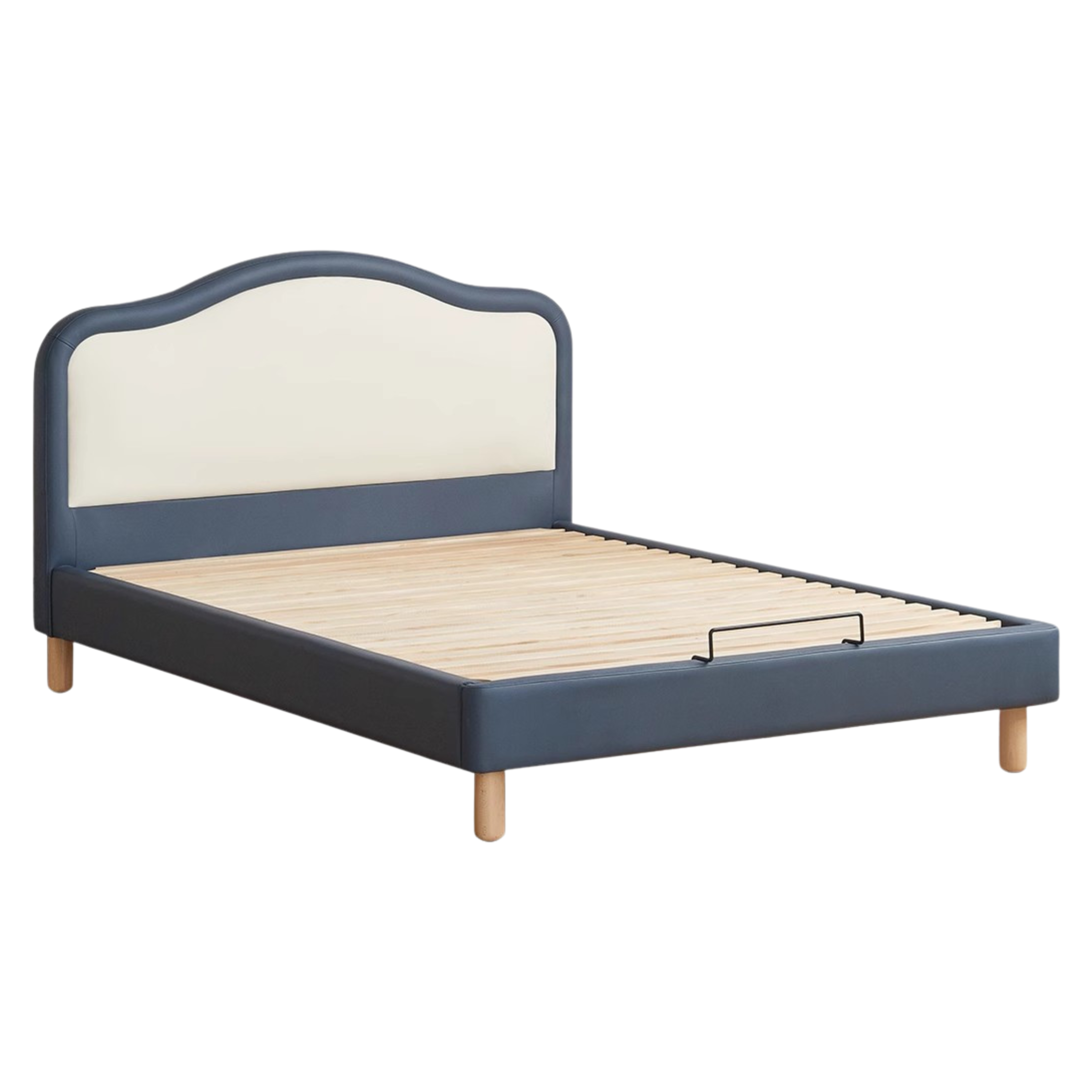 Organic Leather Cream Style Soft Kids Bed – Premium Comfort for Nursery, Bedroom & Playroom – Safe & Durable Toddler Bed for Sweet Dreams
