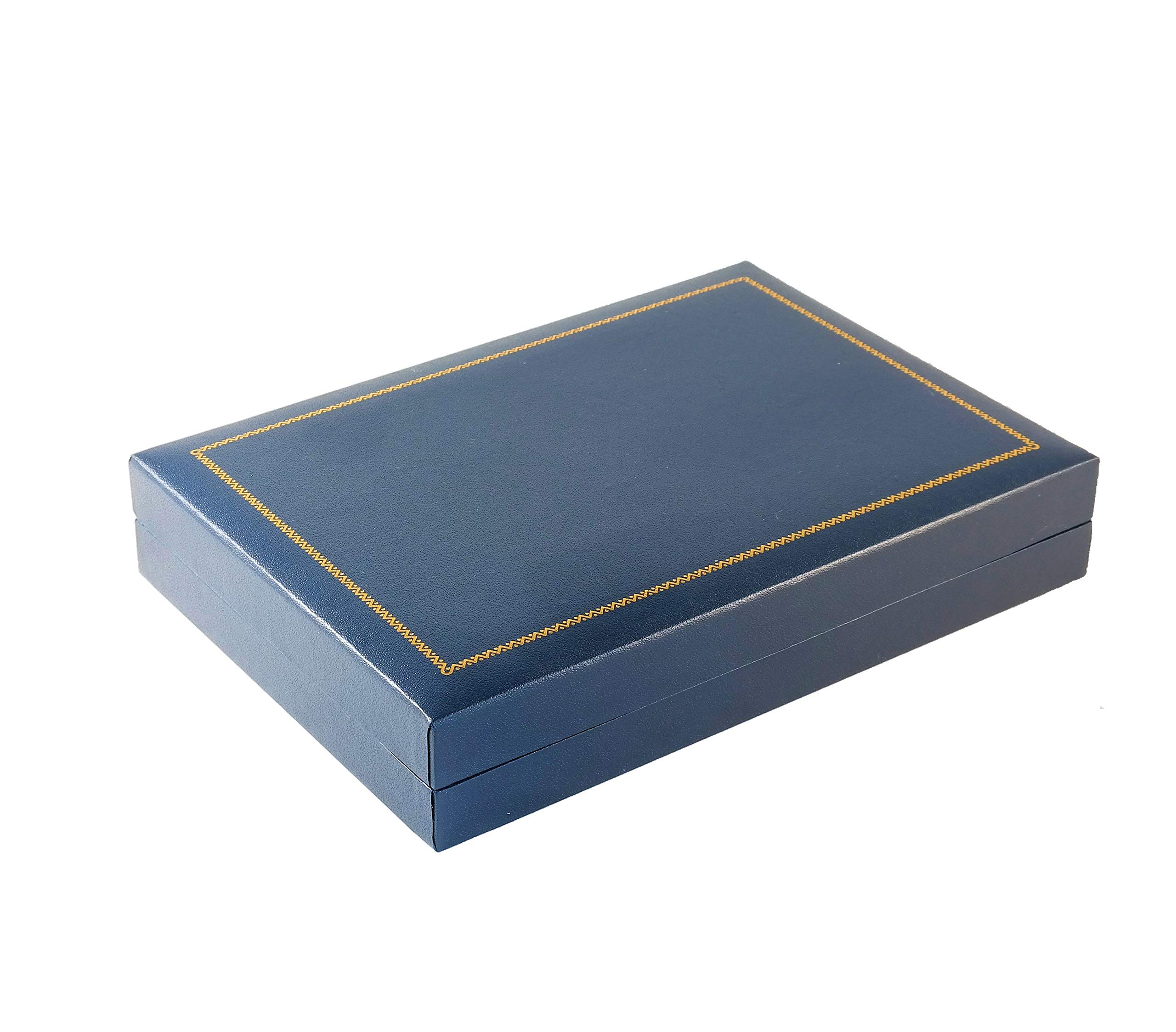 Certified NGC/PCGS/Premier/Little Bear Two Coin Display Box - Genuine Leatherette Case for Collectible Coins | Perfect for Coin Collectors & Numismatic Storage