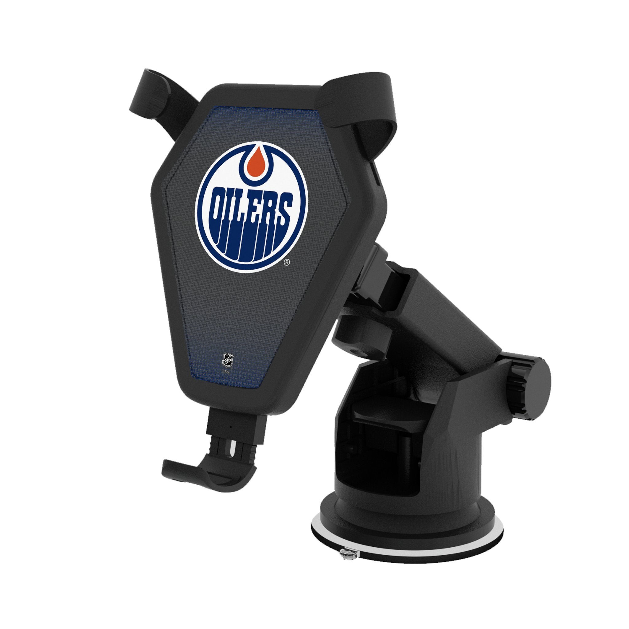 Edmonton Oilers Wireless Car Charger - Fast Charging Phone Mount for iPhone & Android - Perfect for Road Trips & Commuting