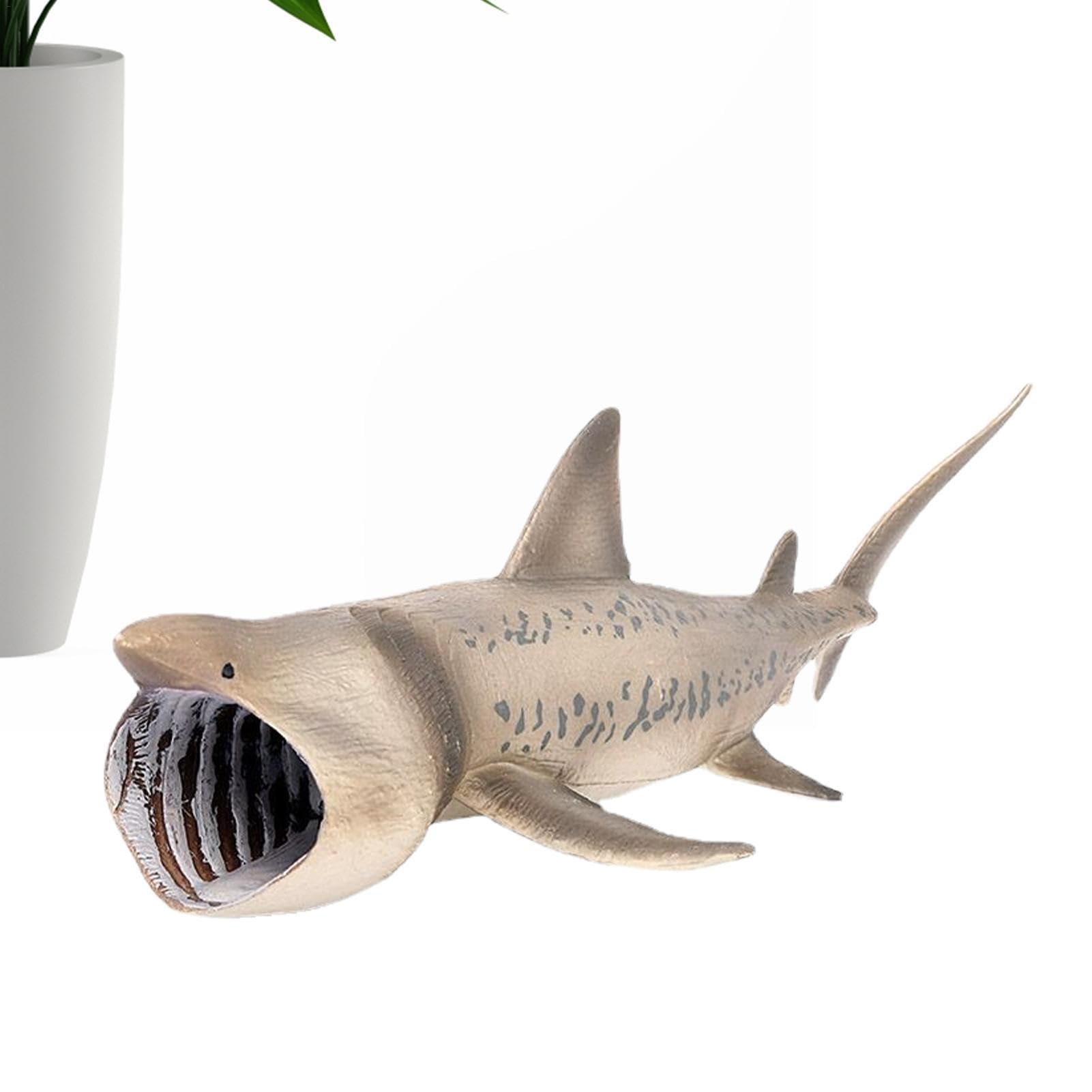 Realistic Shark Toy Figures - Basking Shark Sea Animal Bath Toys for Kids | Educational Ocean Creature Figurines for Boys & Girls | Perfect for Bath Time Play, Classroom Learning & Marine Life Collections