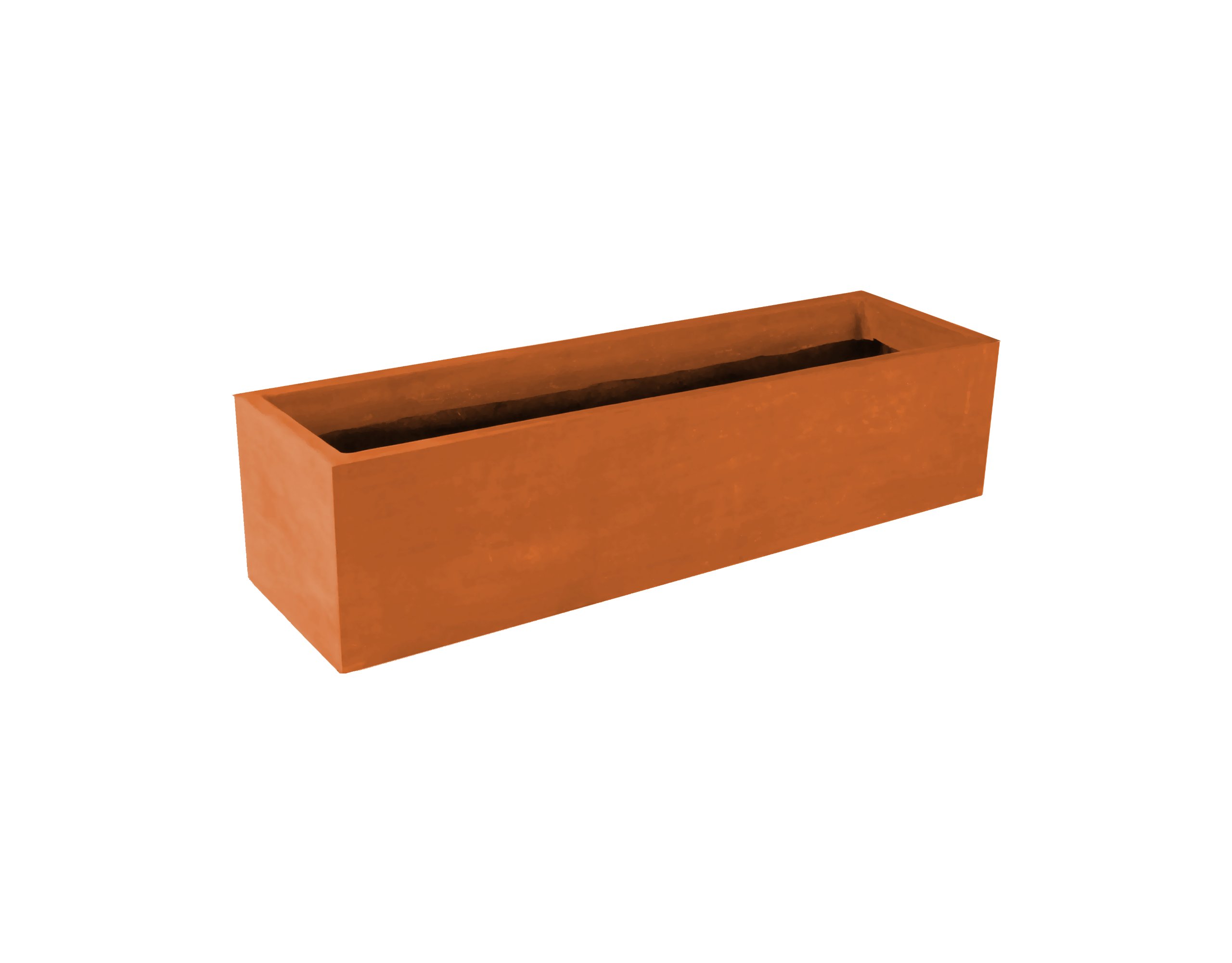 Amedeo Design 2513-100T 24x18x12 Inch Terra Cotta Modular Planter - Indoor/Outdoor Garden Decor for Plants, Flowers & Home Décor