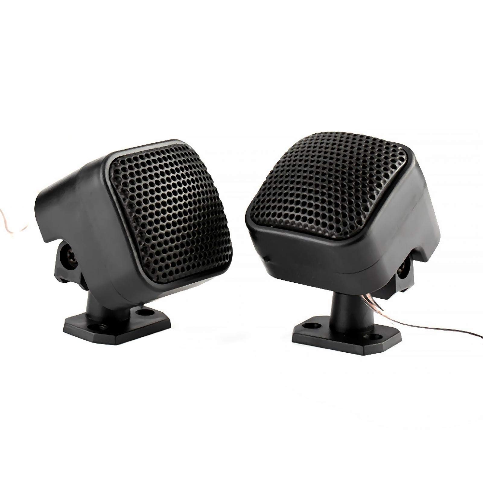 KIMISS 500W Car Tweeter Audio Speakers (2pcs) - High Power Square Small Loudspeakers for Clear Music & Sound | Perfect for Car Audio Upgrades, Road Trips & Enhanced In-Car Entertainment
