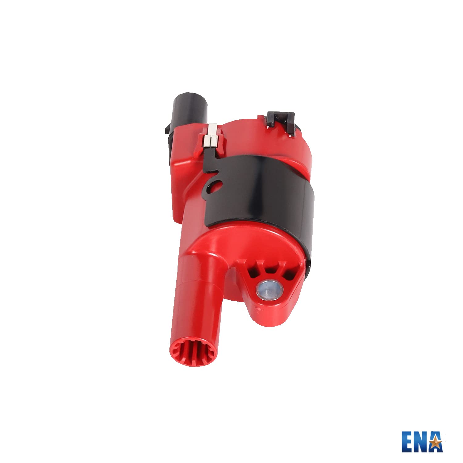 ENA 8-Piece Energy Ignition Coil Set with Platinum Spark Plugs & Wires - Compatible with Chevy GMC Hummer Pontiac Cadillac Tahoe Envoy Sierra 1500 H2 H3 (4.8L 5.3L 6.0L 6.2L V8 Engines) - High Performance Replacement for Smooth Acceleration & Fuel Efficiency
