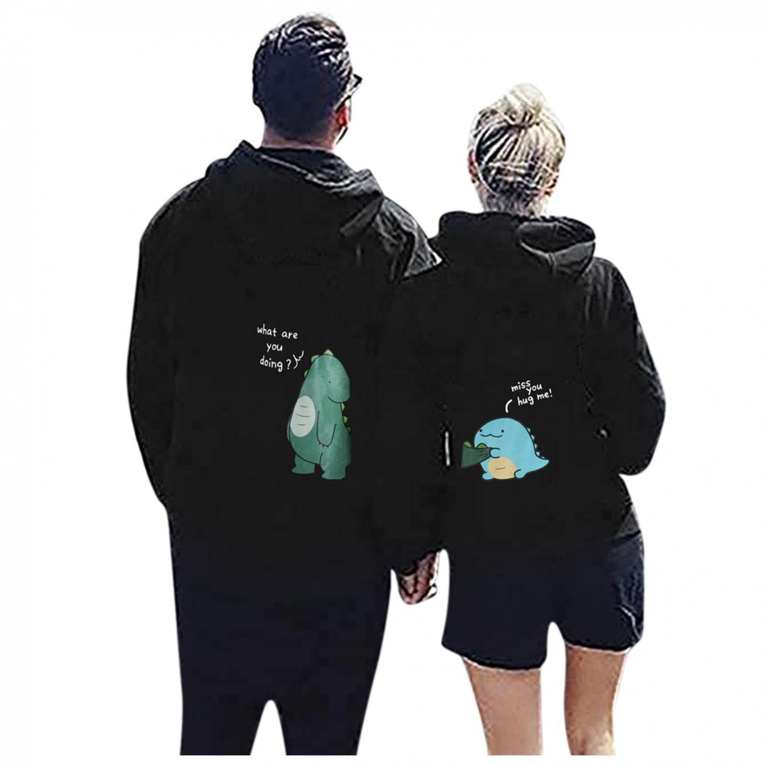 **Sallydream Men's Pullover Hoodie - Soft Fleece Couple Hoodies, Funny Matching Gifts for Him & Her, Cozy Winter Sweater for Christmas, Date Night & Casual Outfits**