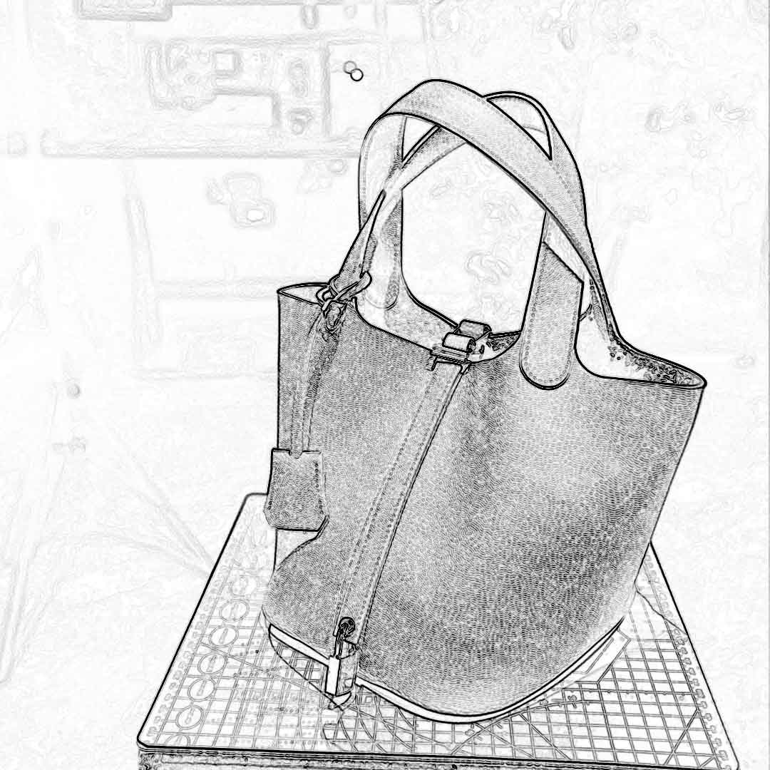 Premium Genuine Leather Handmade Picotin Tote Bag - Stylish & Durable Kraft Leather Crossbody Bag for Women | Perfect for Work, Travel & Everyday Use