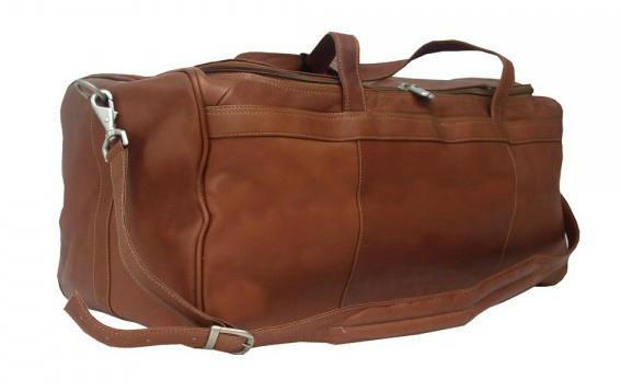 Premium Genuine Leather Travel Duffel Bag - Medium Size for Men & Women - Perfect for Gym, Weekend Getaways & Business Travel