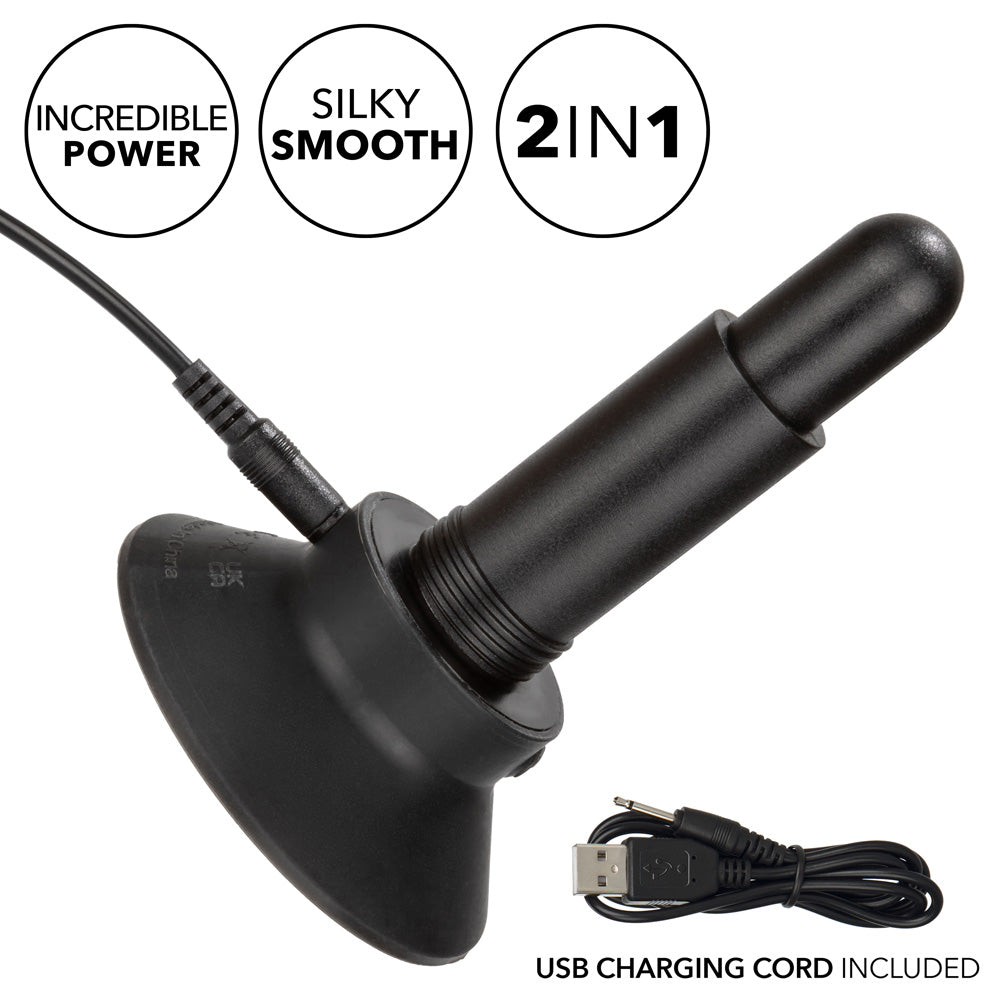 Eclipse Interchangeable Vibrating Anal Plug Duo - Adjustable Silicone Butt Plug for Couples & Solo Play - Perfect for Sensual Massage & Intimate Exploration