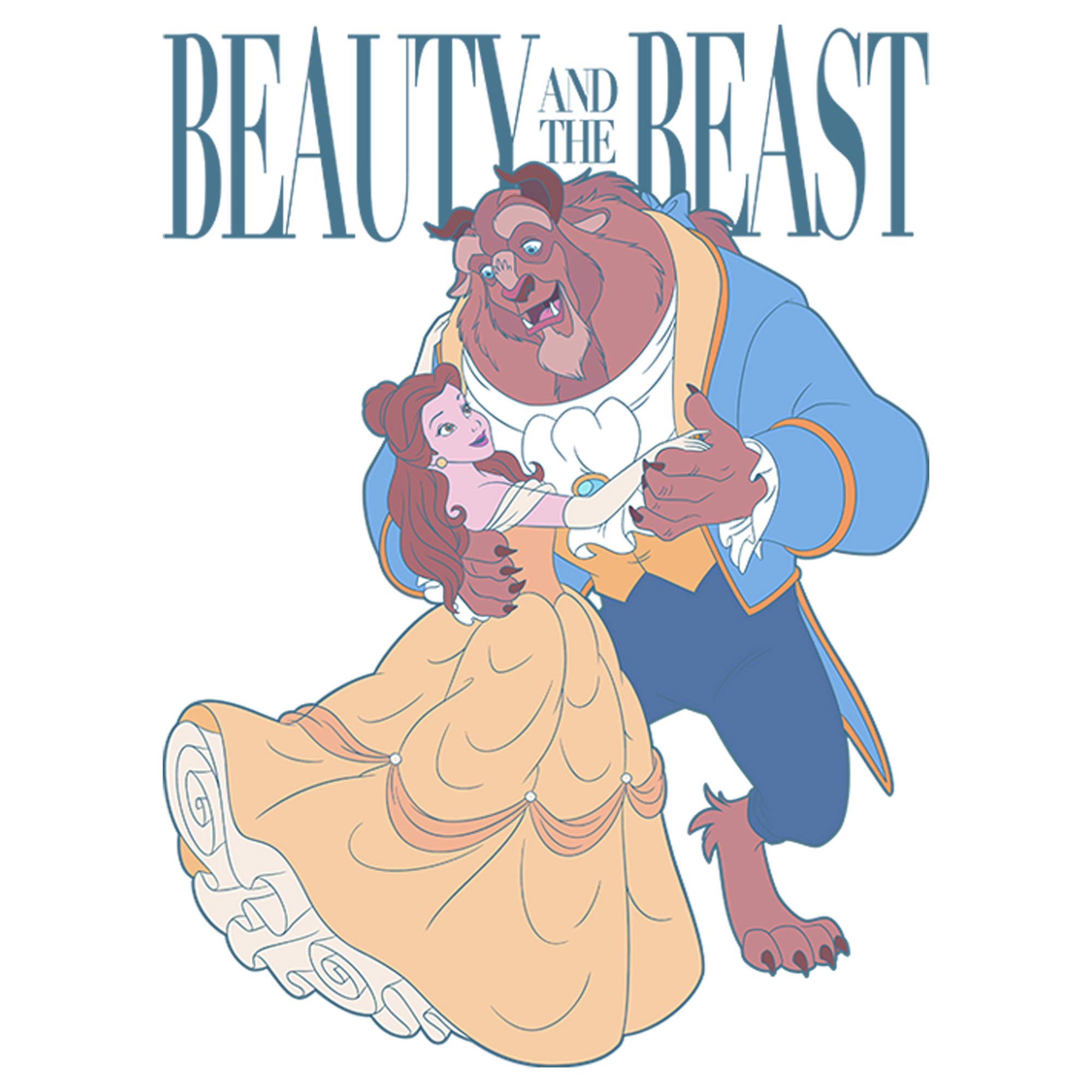Beauty and The Beast Dance Partners T-Shirt for Men | Disney Inspired Graphic Tee | Casual Wear & Movie Night Outfit