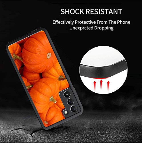 Samsung Galaxy S22 Case - Shockproof TPU Phone Cover with Pumpkin Patch 2 Design | Protective Case for Everyday Use, Travel & Outdoor Activities