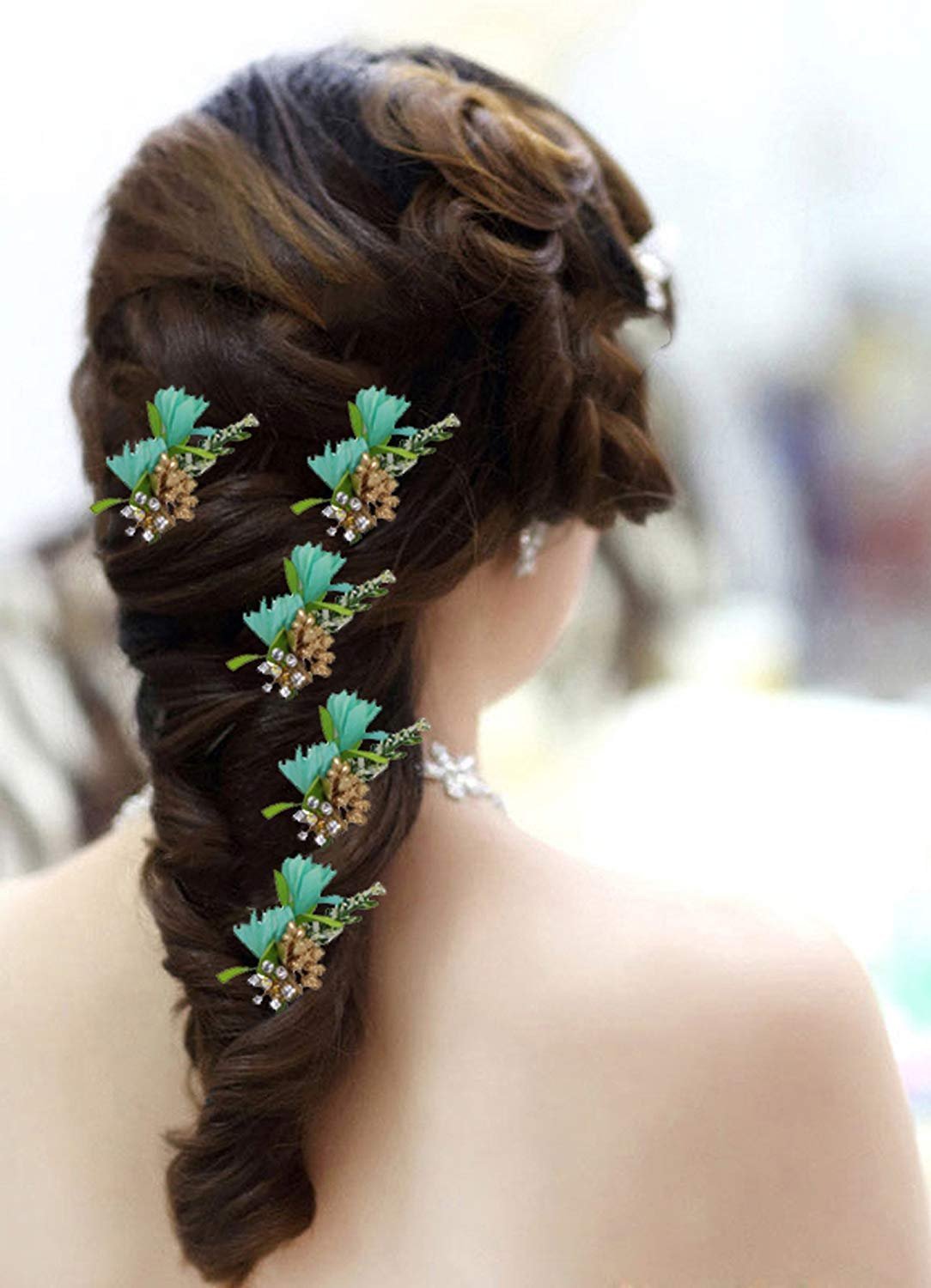 RAAYA Hair Pins for Women - 12pcs Fashion Hair Accessories Set for Updos, Braids & Ponytails - Perfect for Weddings, Parties & Everyday Styling