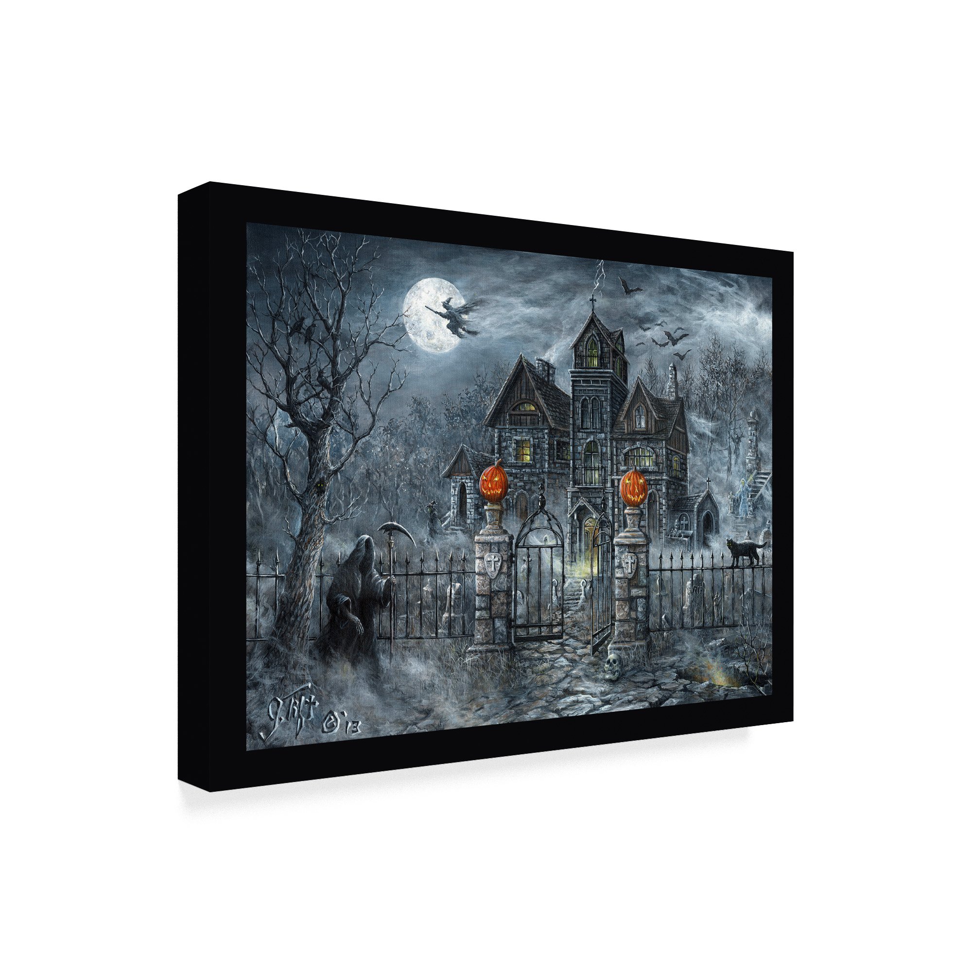 Uninvited Guest by Jeff Tift - 35x47 Inch Large Canvas Wall Art - Modern Home Decor for Living Room, Bedroom & Office