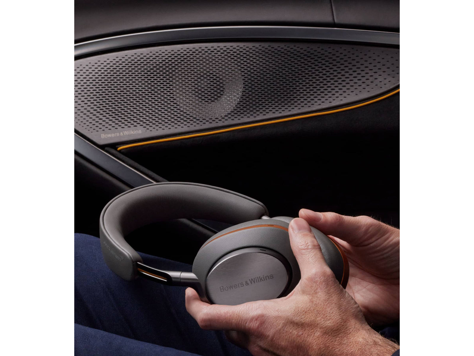 Bowers & Wilkins Px8 Wireless Noise Cancelling Headphones - Premium Over-Ear Bluetooth Headset with Hi-Fi Sound for Music, Travel & Home Office Use
