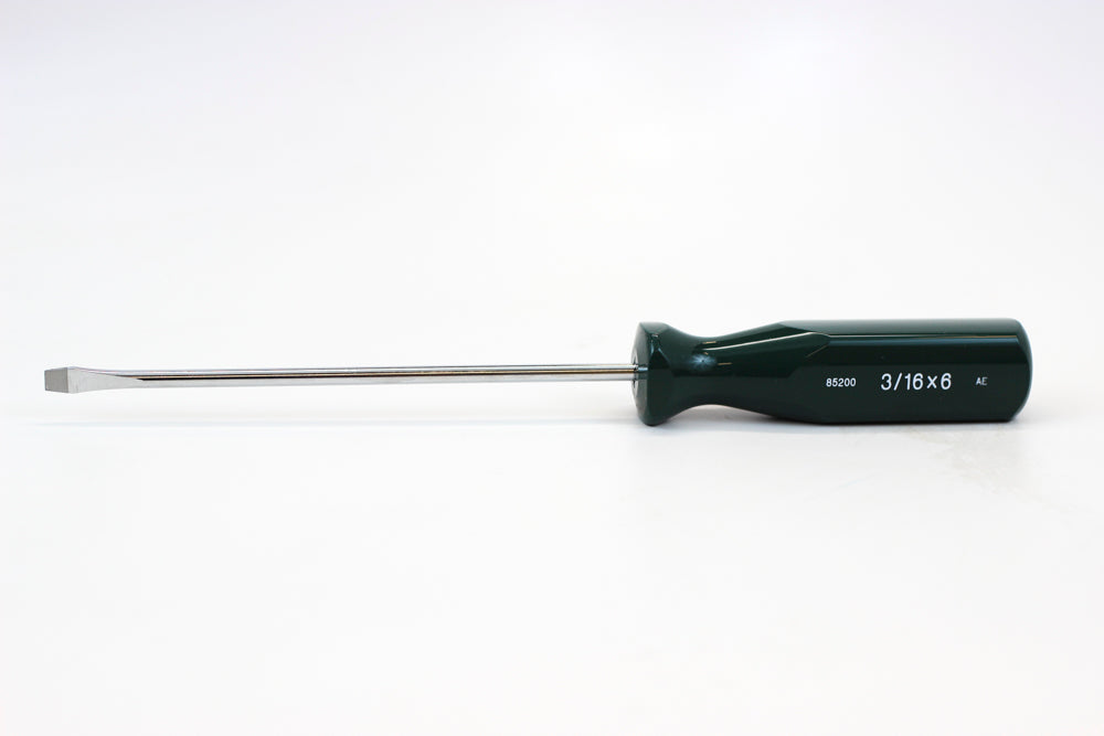 3/16 x 6 Inch Slotted Screwdriver - Premium Grip Handle for Electronics, Jewelry & Small Appliances Repair - Perfect for DIY Projects & Home Maintenance