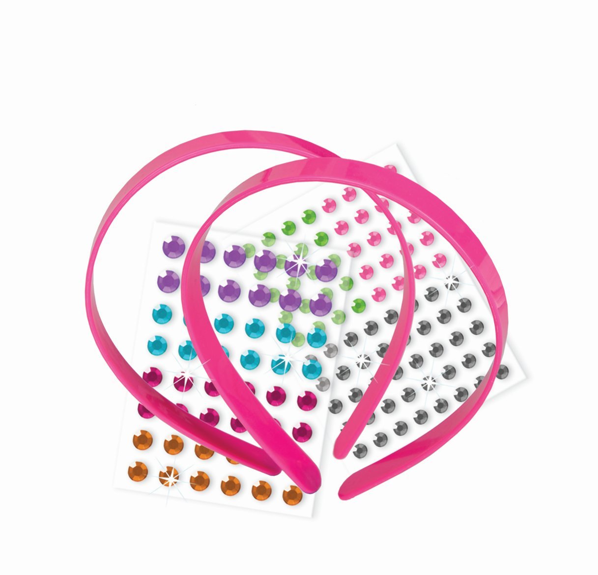 The Orb Factory Stick' n Style Jewel Bands - DIY Fashion Bracelets for Girls, Creative Arts & Crafts Kit - Perfect for Birthday Gifts, Party Favors & Kids' Creative Play