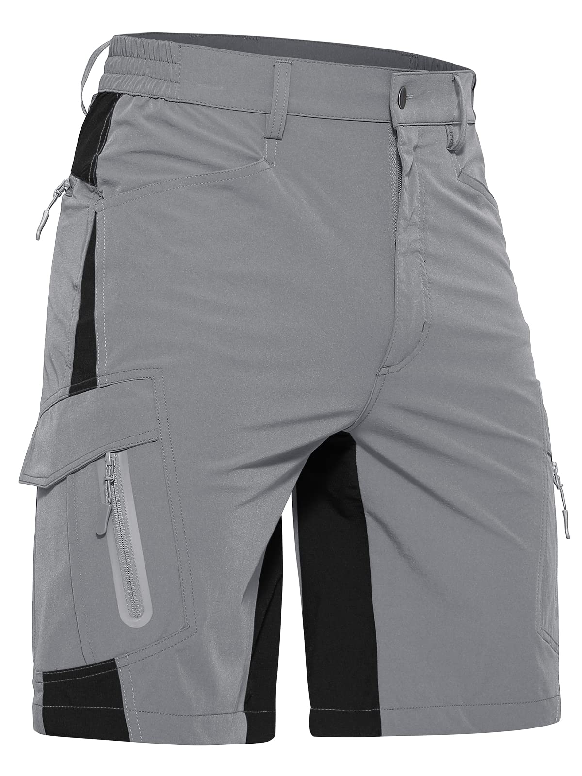 EKLENTSON Quick Dry Ripstop Hiking Shorts for Men with Zip Pockets - Perfect for Outdoor Adventures