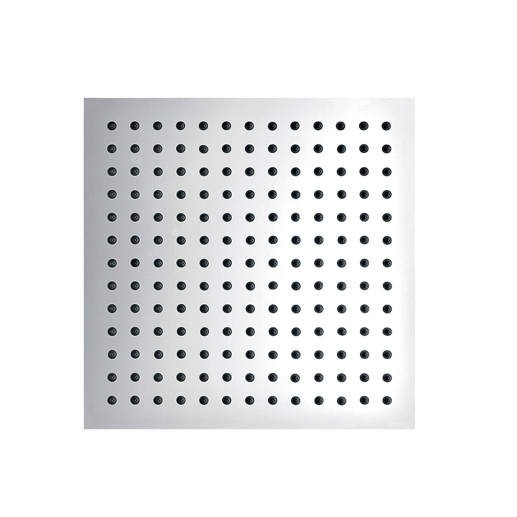 DAX Square Rain Shower Head 12 Inch - High Pressure Luxury Bathroom Showerhead with 144 Nozzles (Model C2039) - Perfect for Spa-Like Experience in Modern Homes