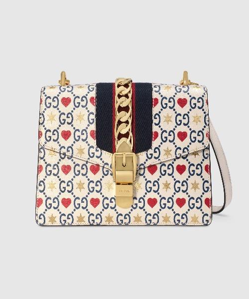 Gucci Sylvie Small Shoulder Bag for Women - Luxury Leather Crossbody Purse for Valentine's Day, Date Night & Special Occasions